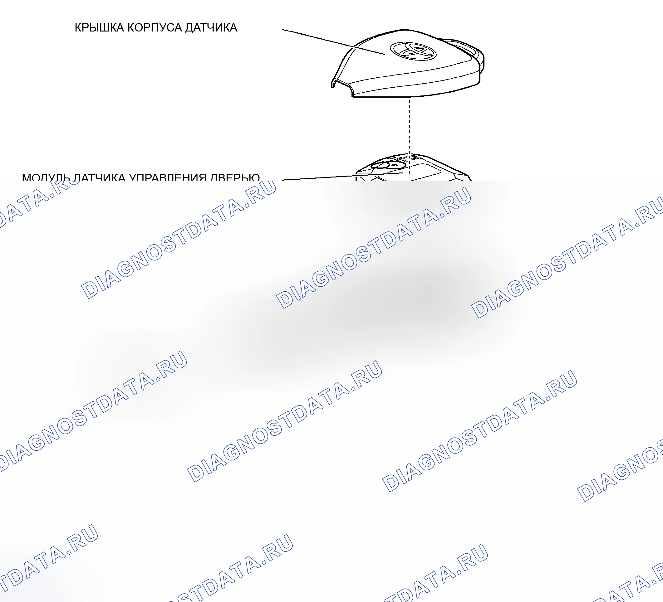 Рис. 104: КОМПОНЕНТЫ. Toyota RAV4 III