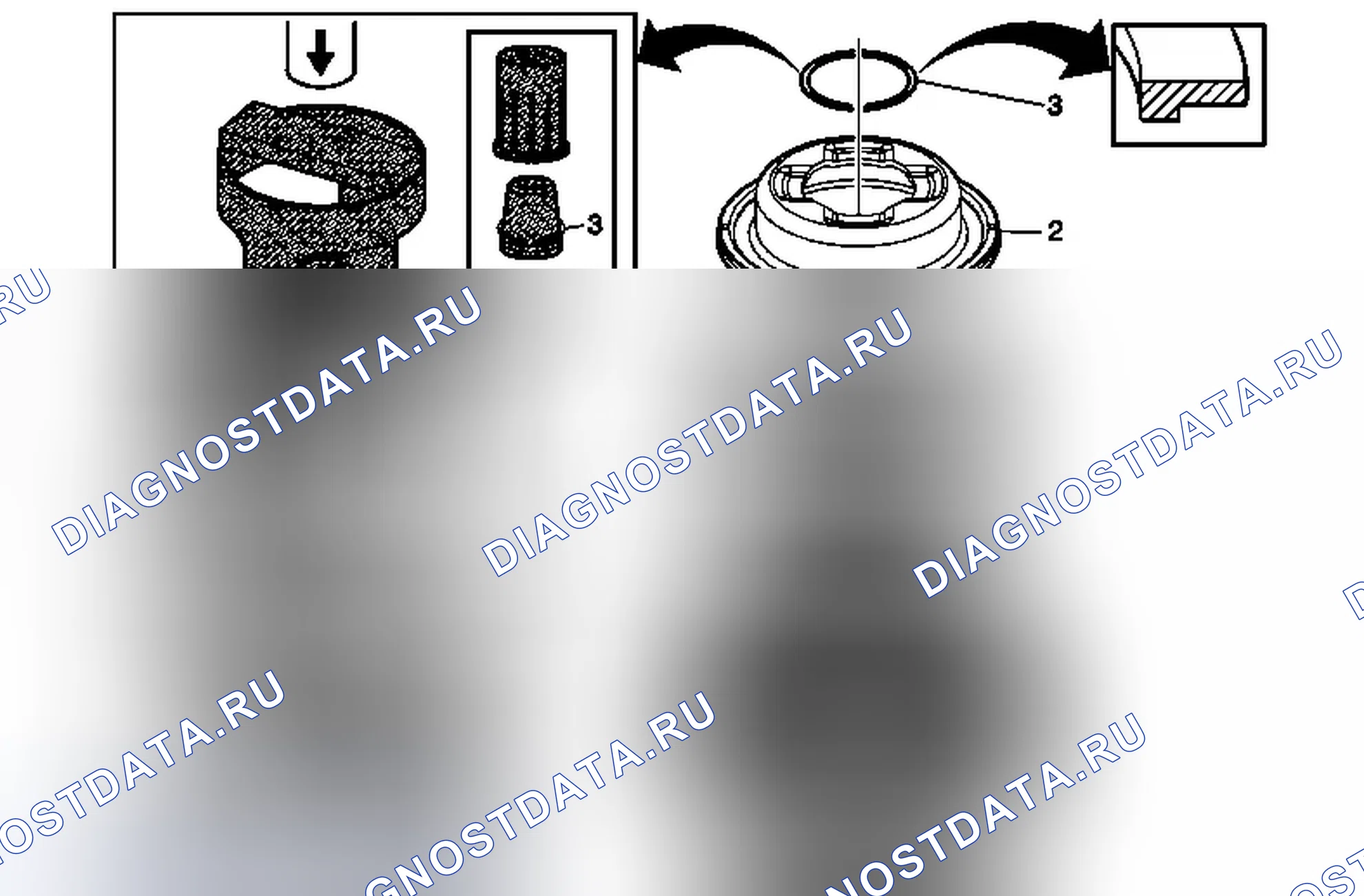 Рис. 199: 4-5-6 Установка гидравлической плотины сцепления. Chevrolet Captiva I рестайлинг 2