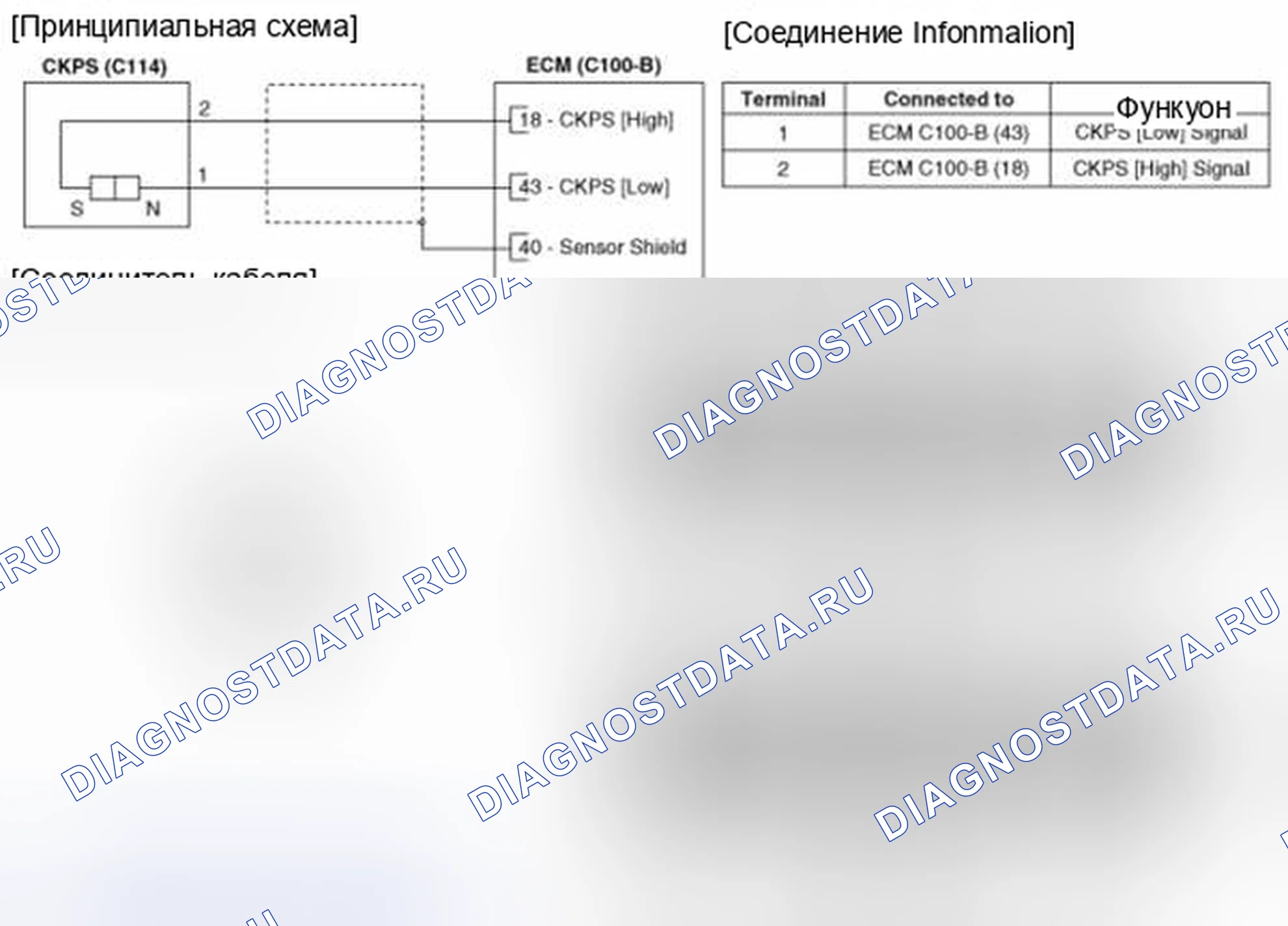 Рис. 10: Принципиальная схема. Hyundai Santa Fe III