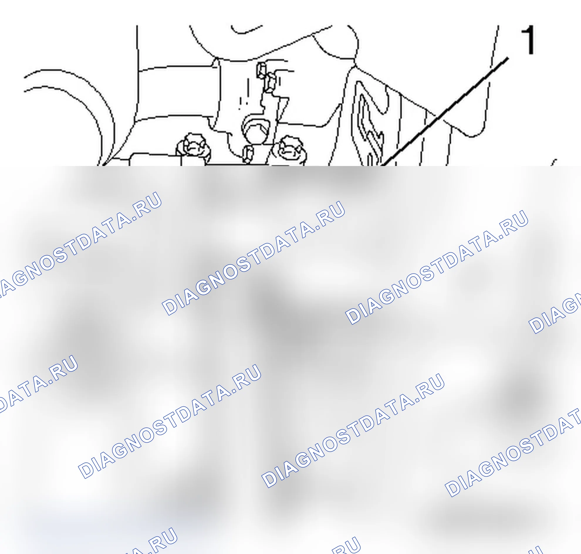 Снять и установить двигатель (правостороннее управление, AT). Opel Zafira B