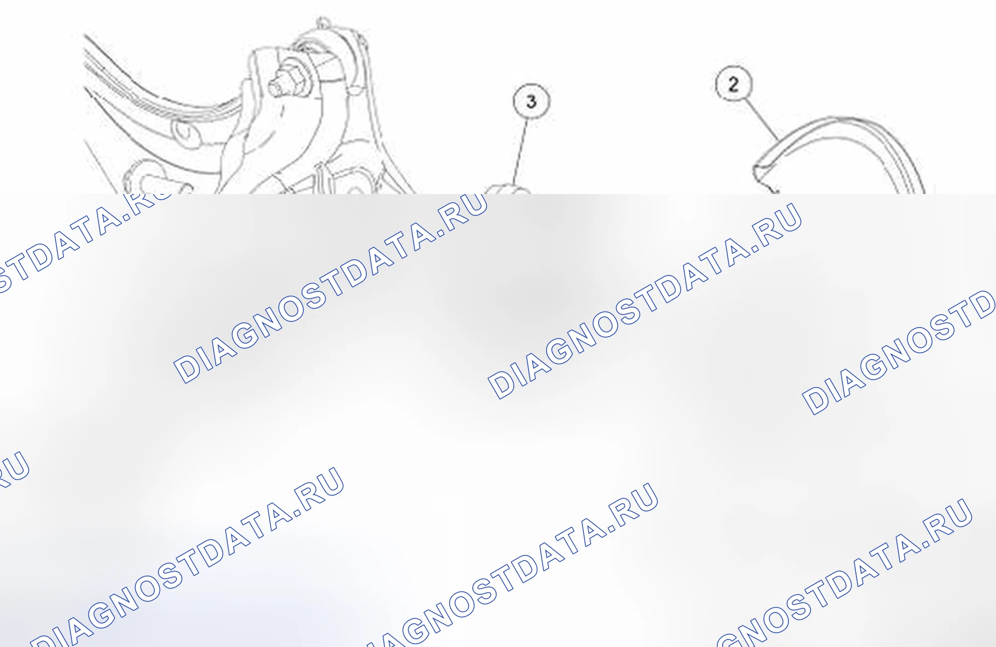 Рис. 13: Шпиндель колеса. Hyundai Lafesta I