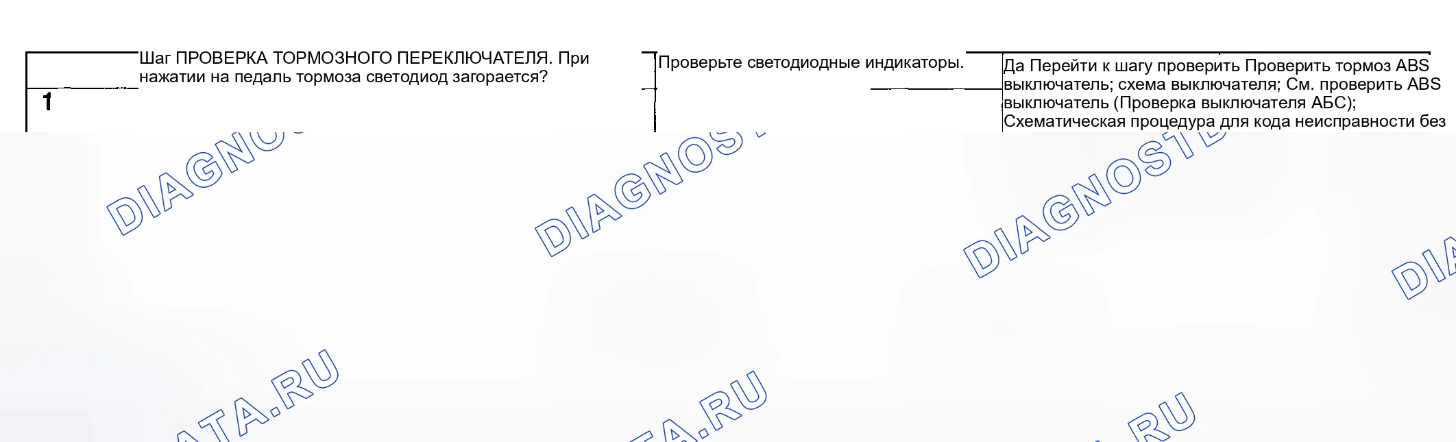 Рис. 676: ПРОВЕРКА ТОРМОЗНОГО ПЕРЕКЛЮЧАТЕЛЯ. Subaru Impreza WRX GD/GG рестайлинг