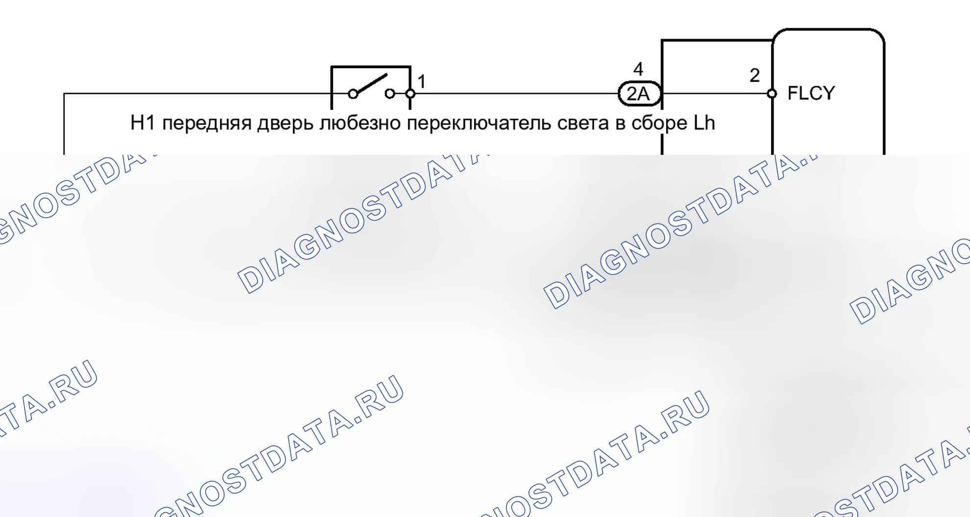 Рис. 3: электросхема. Scion tC II рестайлинг
