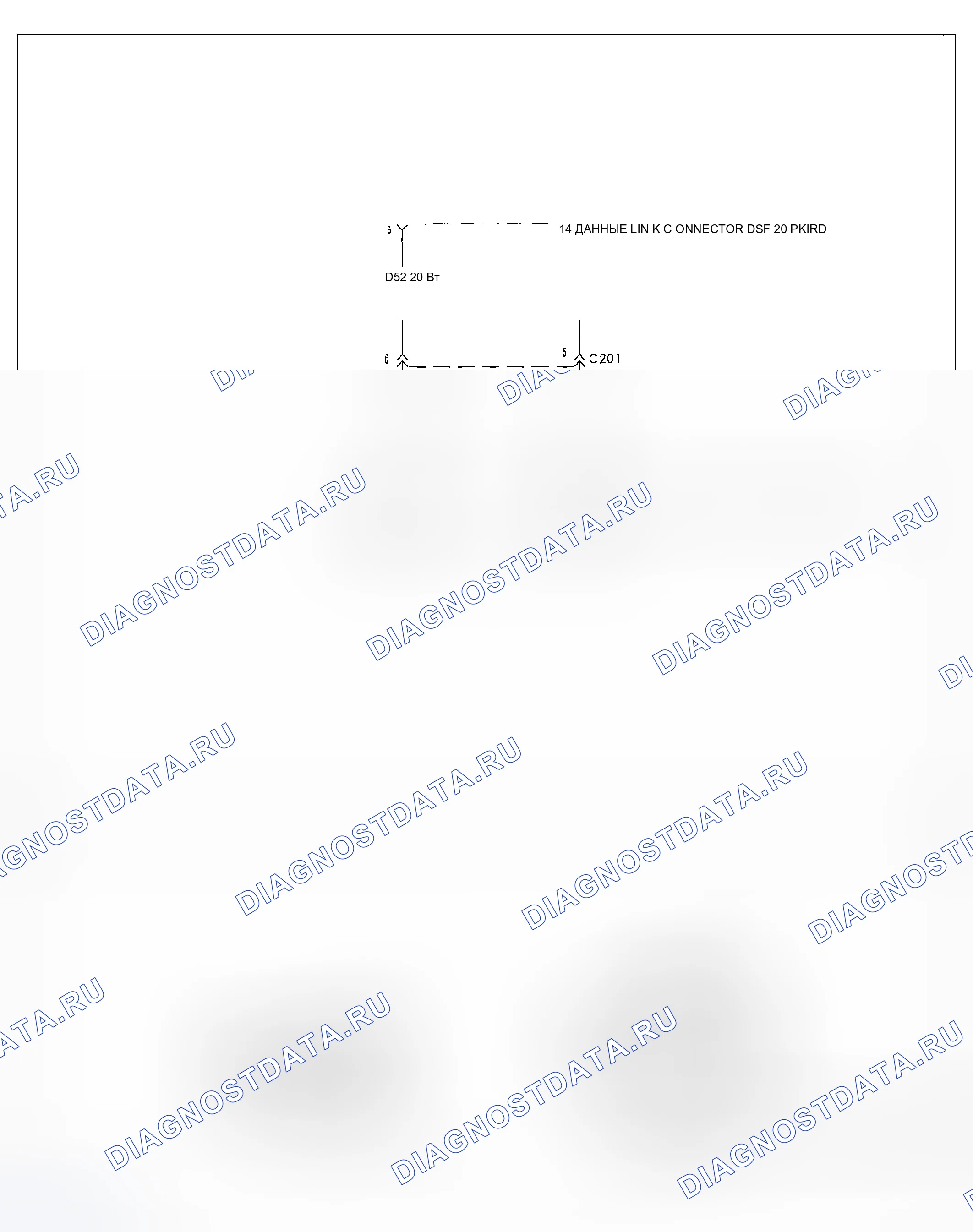 Рис. 58: * CAN C DIAGNOSTIC (+) ЗАМЫКАНИЕ НА CAN C DIAGNOSTIC (-). Dodge Durango II