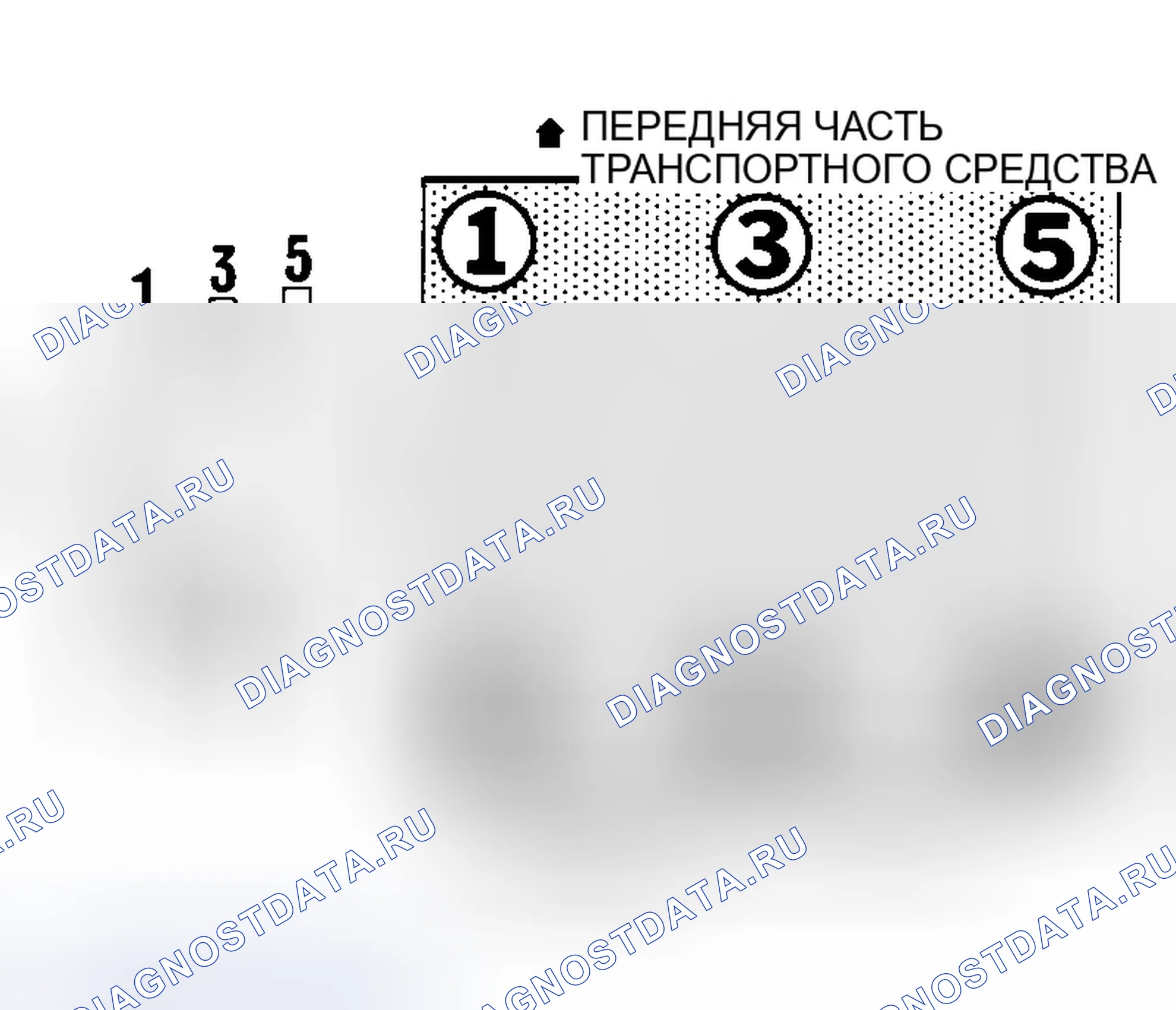 Рис. 3: порядок работы цилиндров и вращение дистрибьютора (3.0L). Hyundai Elantra I