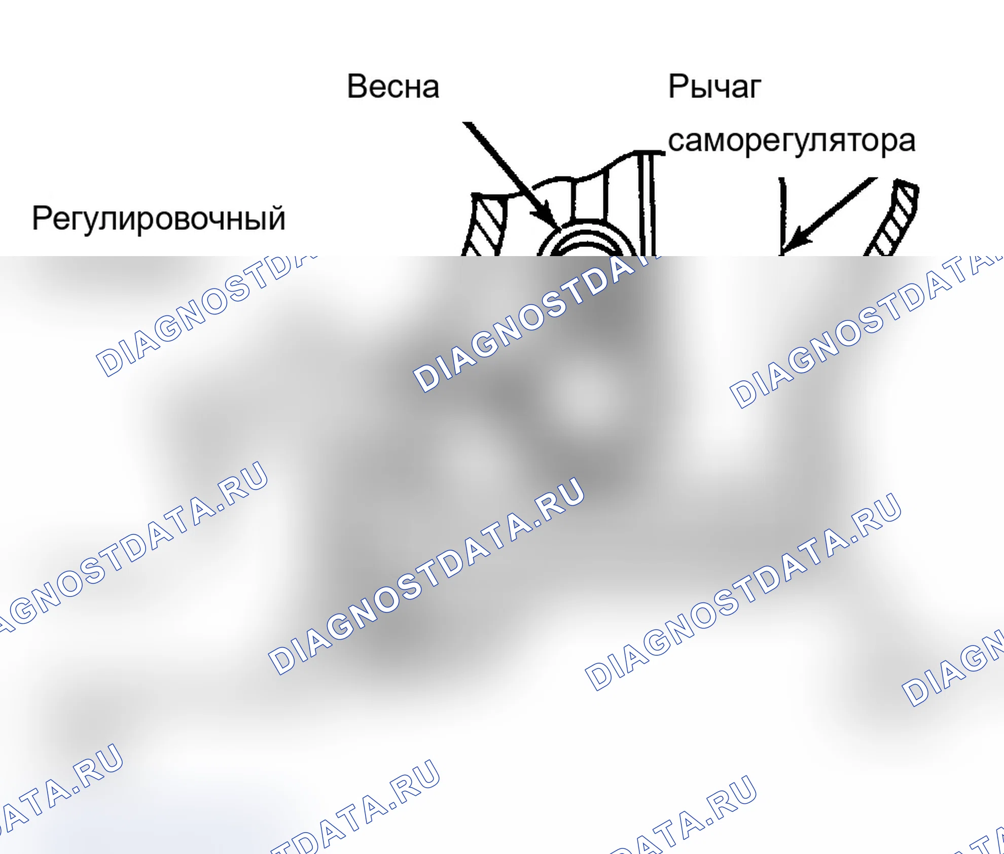 Рис. 6: КОЛОДКА БАРАБАННОГО ТОРМОЗА. Chevrolet Chevette I