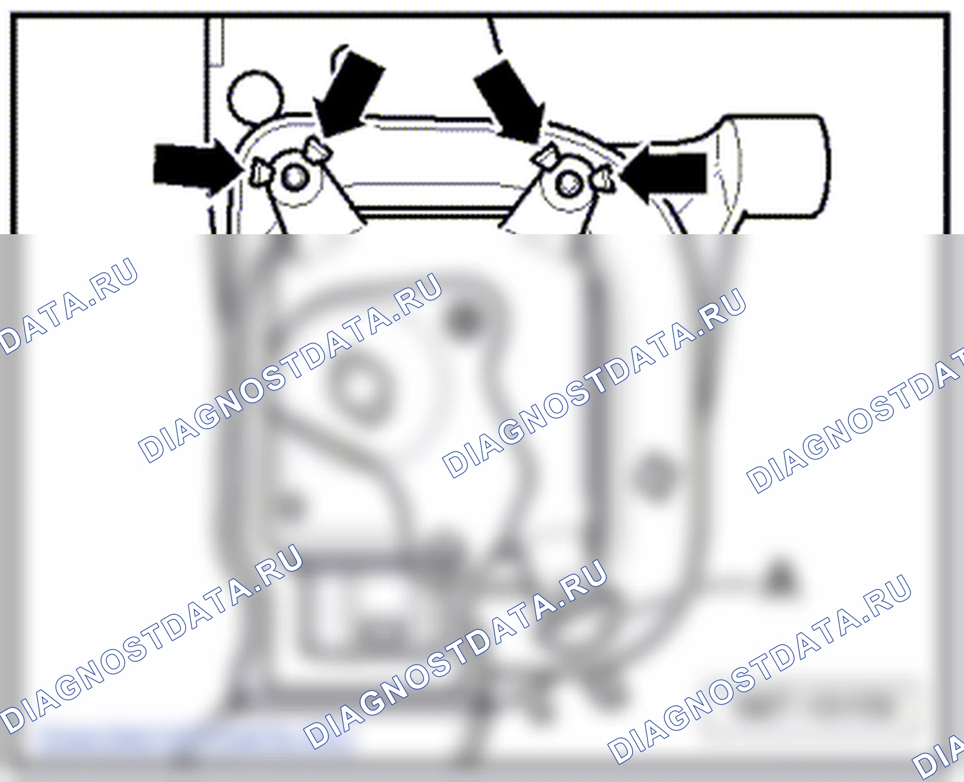 Компоненты климатической установки (Climatronic), расположенные в салоне. SEAT Ibiza IV