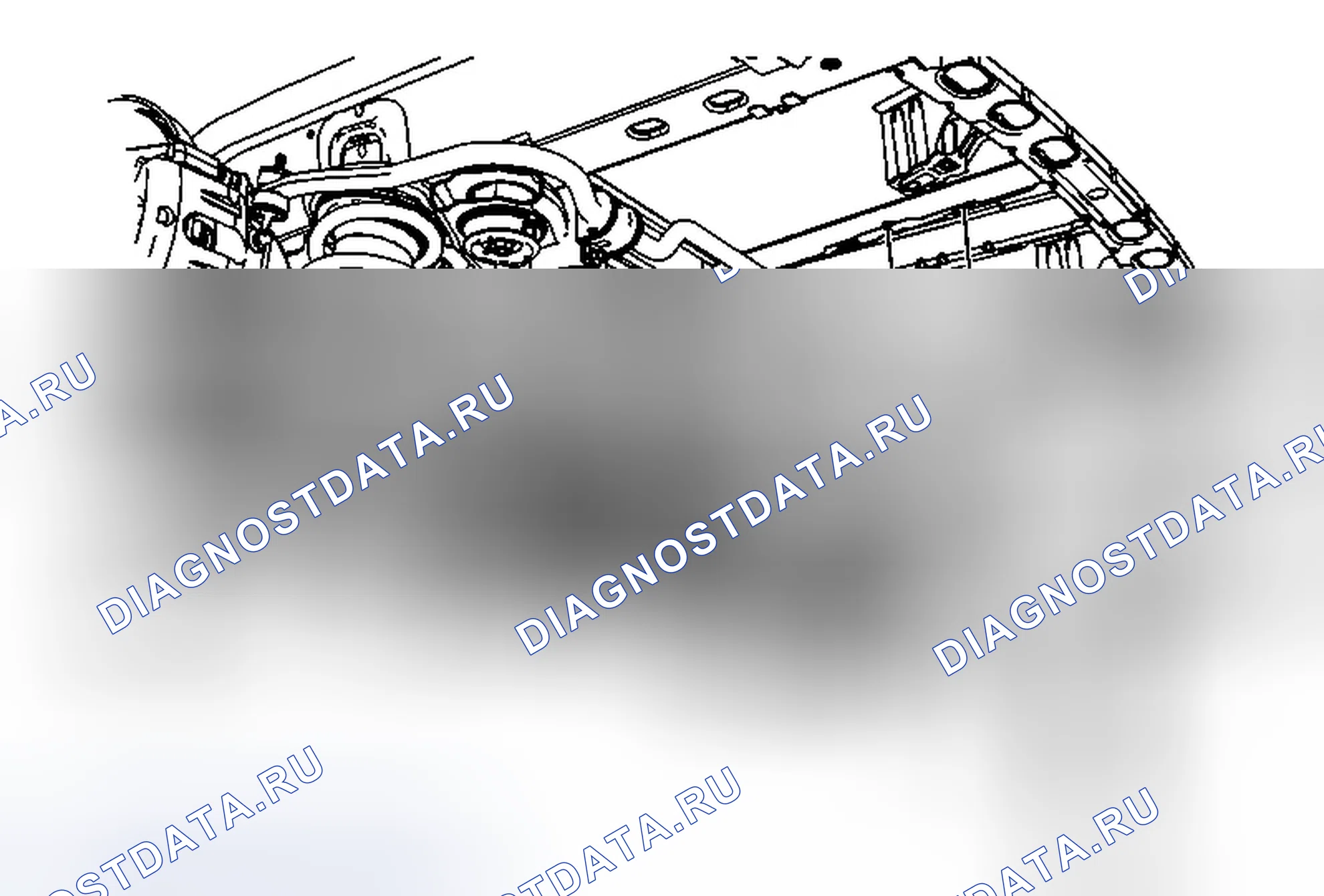 Рис. 7: Замена лебедки запасного колеса. Chevrolet Traverse I