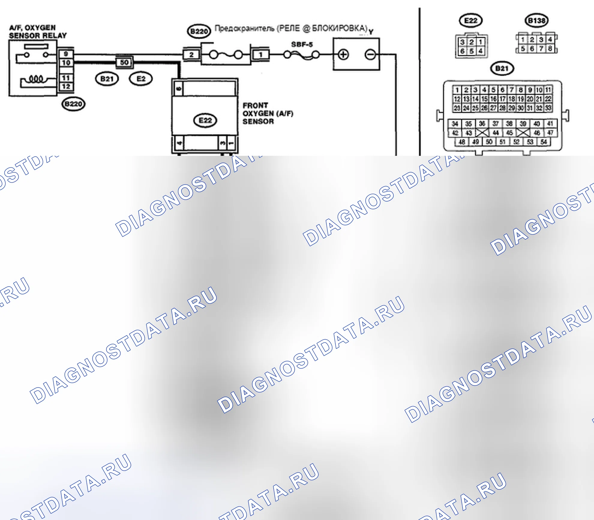 Рис. 18: электросхема. Subaru Impreza WRX GH