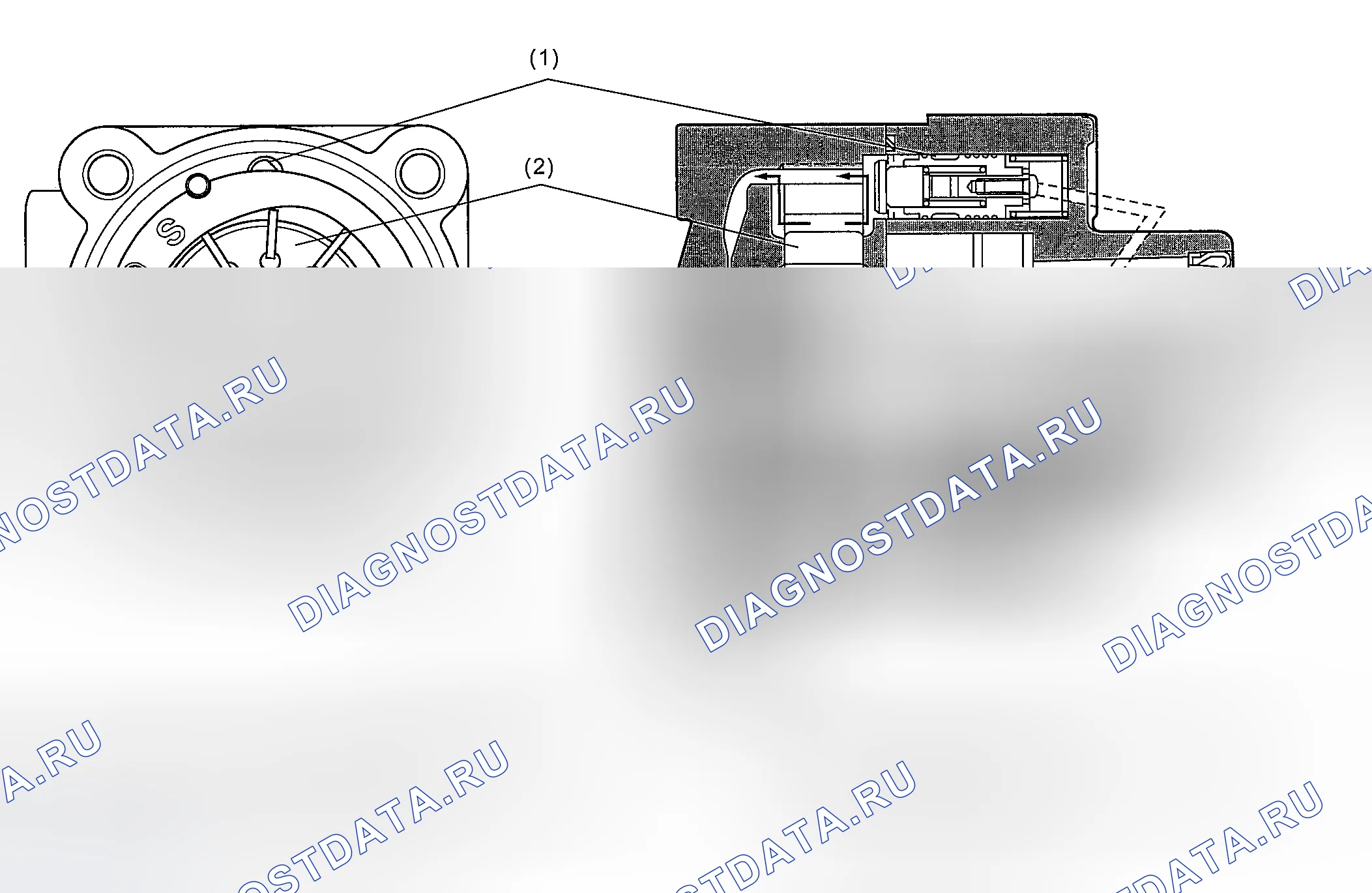 Рис. 14: Чувствительный к давлению клапан " BULLET ". Hyundai Creta II