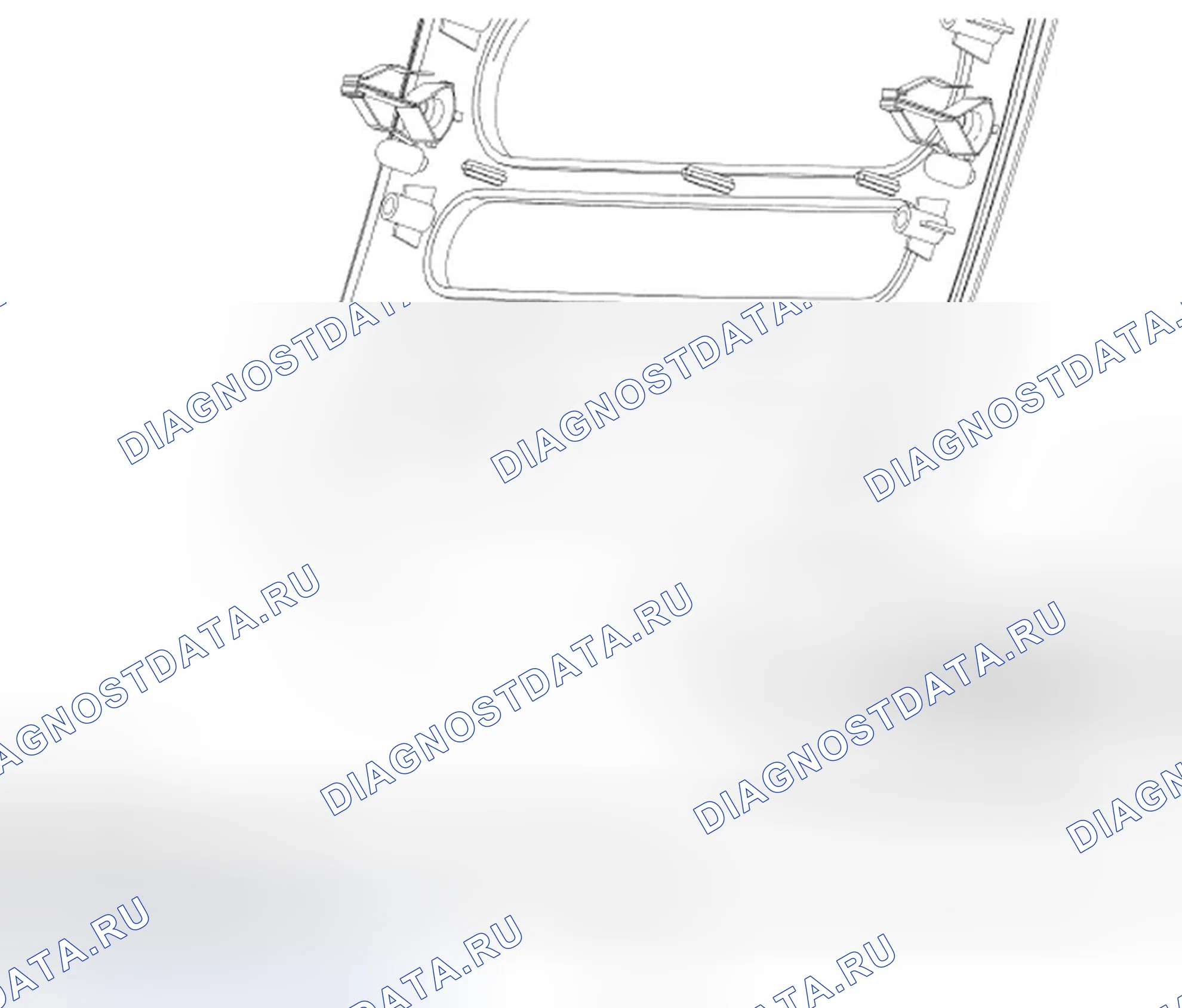Рис. 25: Переключатель помощи при парковке. Ford Freestyle I