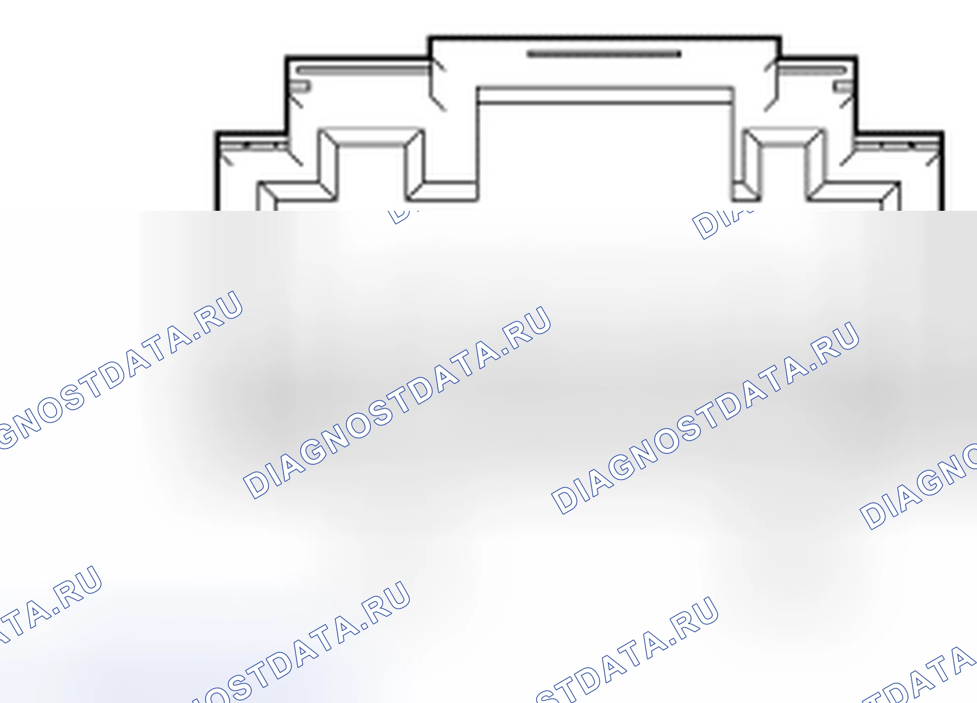Рис. 99: Привод двери воздухозаборника. Ford Pickup F250 Super Duty II