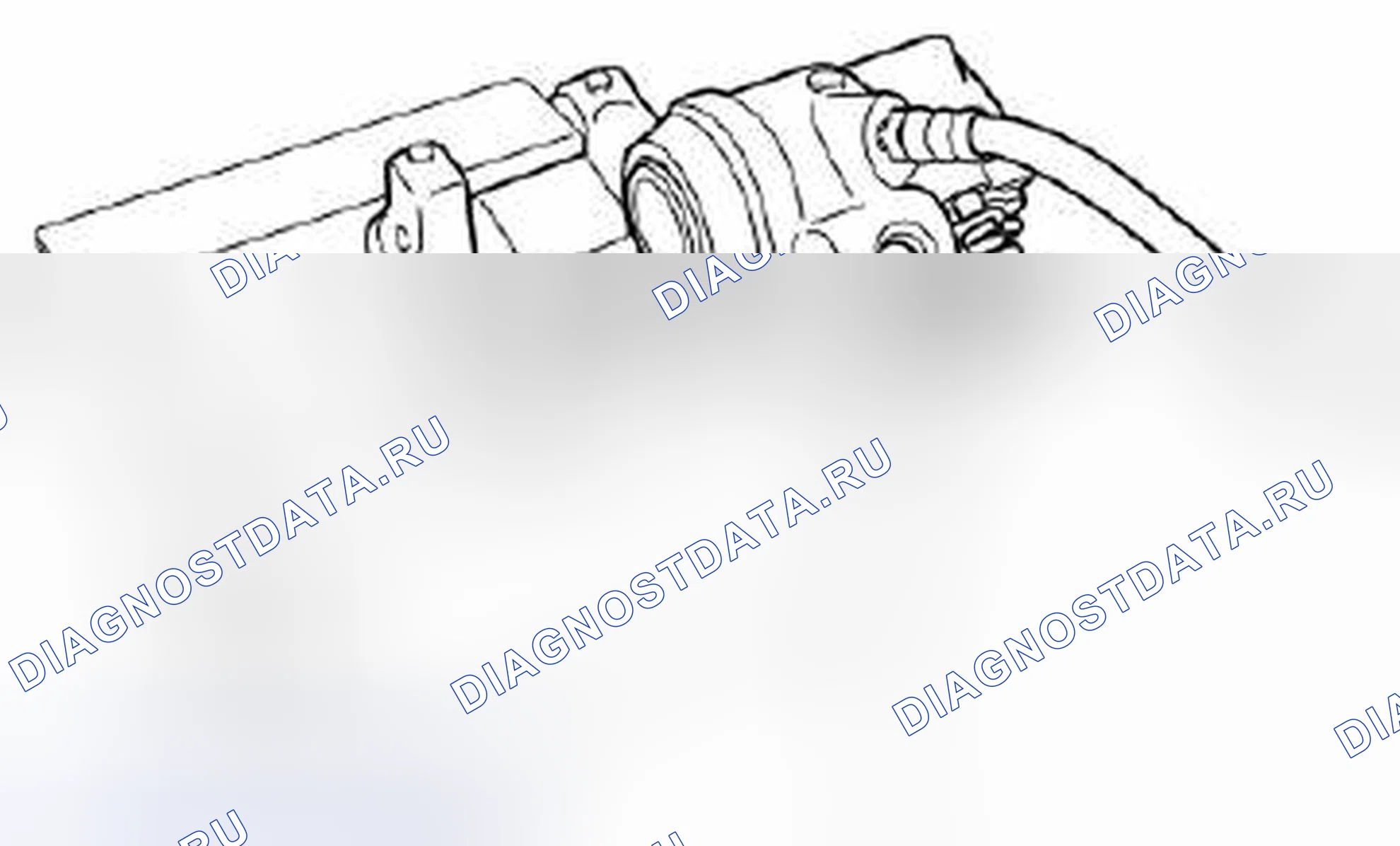 Рис. 80: Примечание по установке тормозного шланга. Mazda 3 BL рестайлинг
