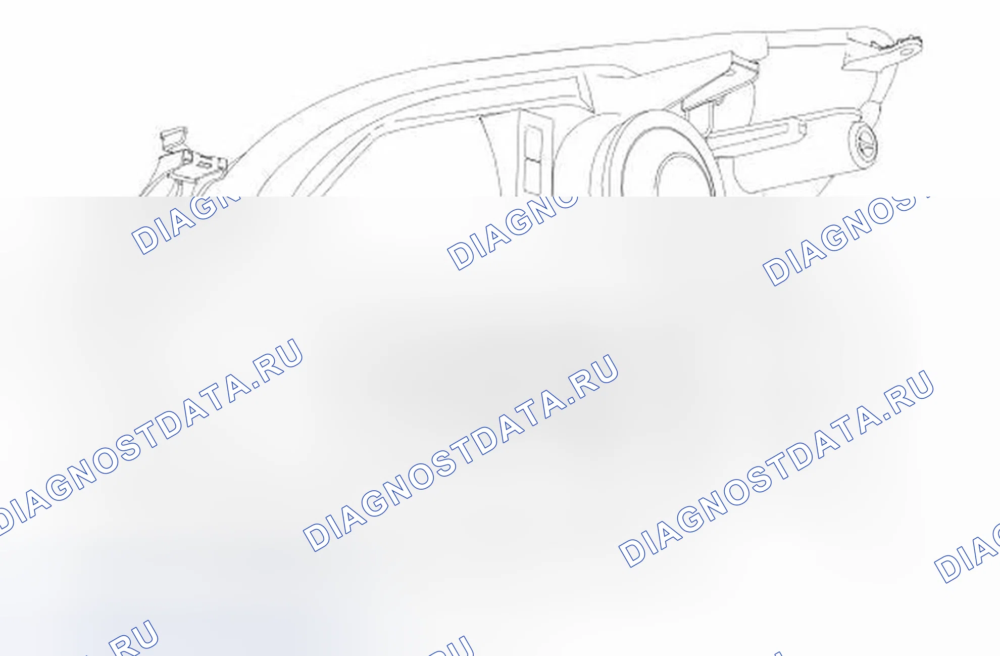 Рис. 54: Лампа фары - Rh. Ford Fusion I рестайлинг