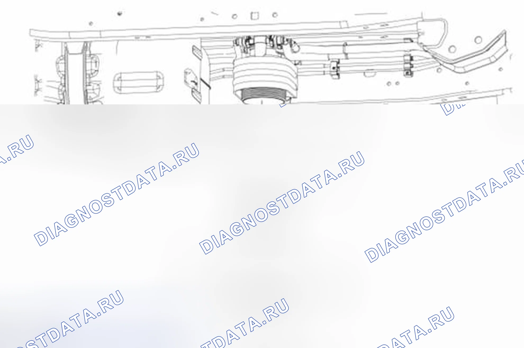 Рис. 28: Фильтр, установленный на модуле кондиционирования топлива. Ford Pickup F250 Super Duty II