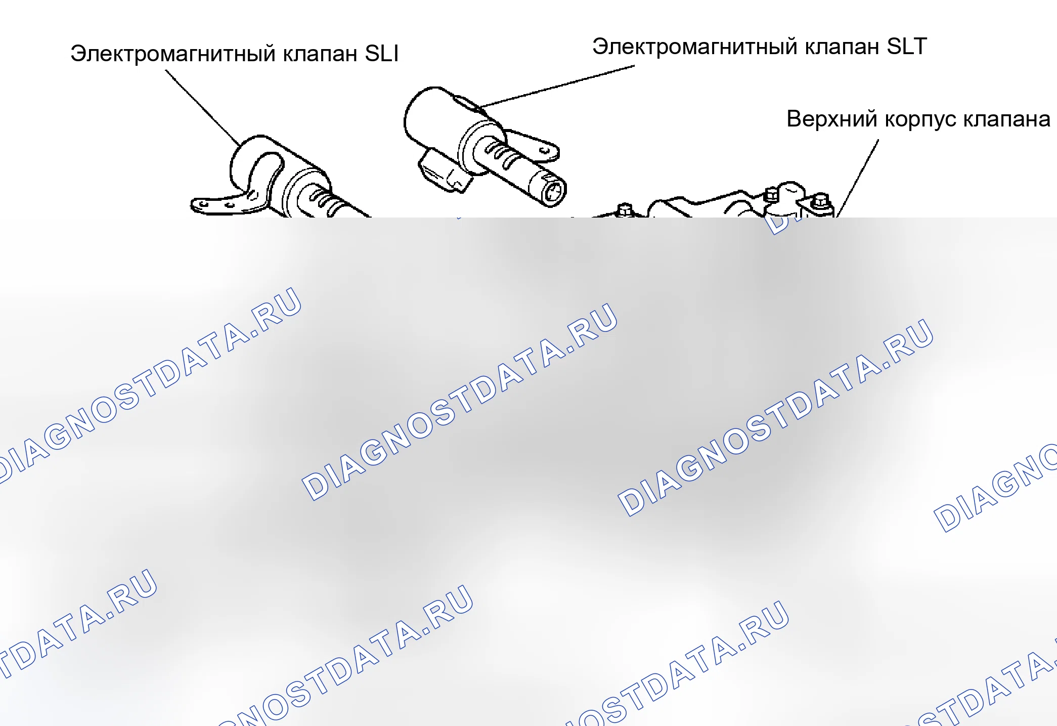 Рис. 30: Корпус клапанного блока. Kia Ceed ED рестайлинг