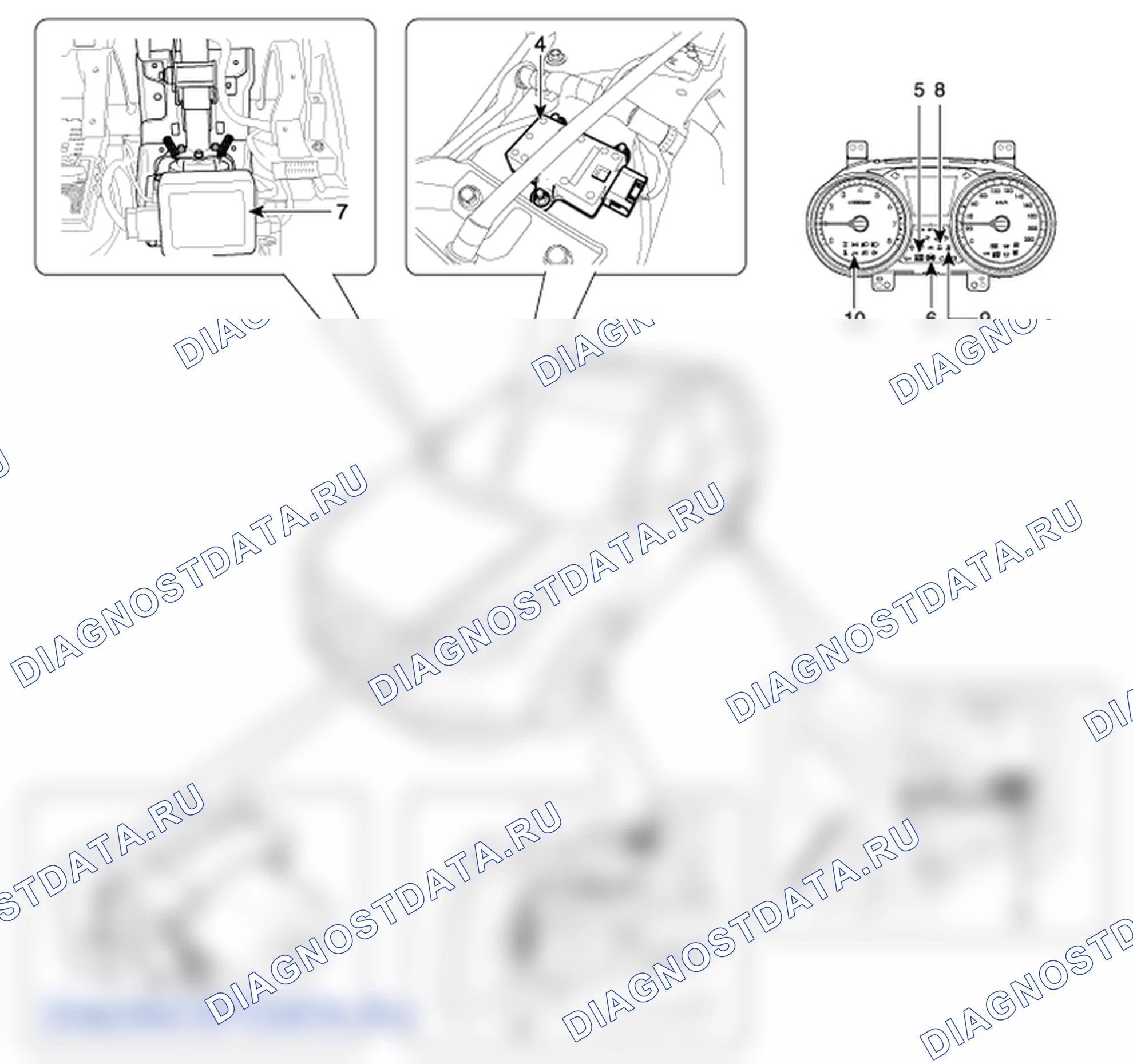 Компоненты и их расположение. Hyundai ix35 EL