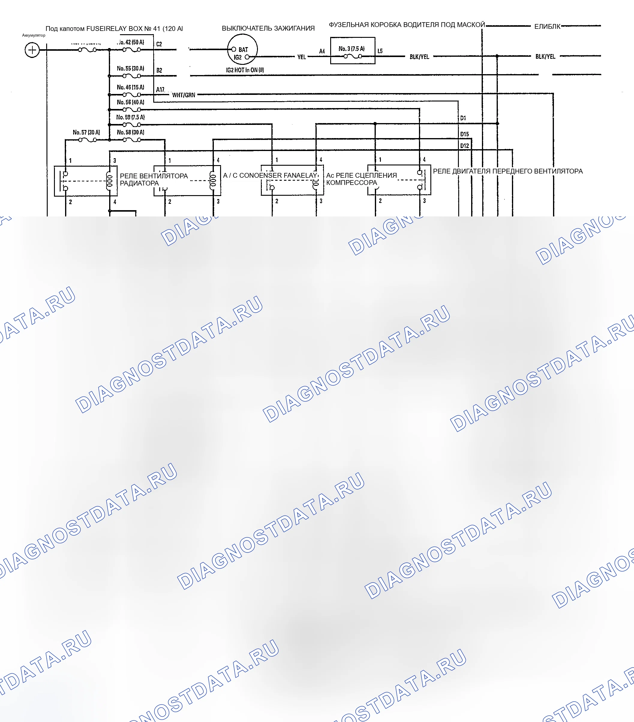 Рис. 8: Принципиальная схема. Honda Pilot I