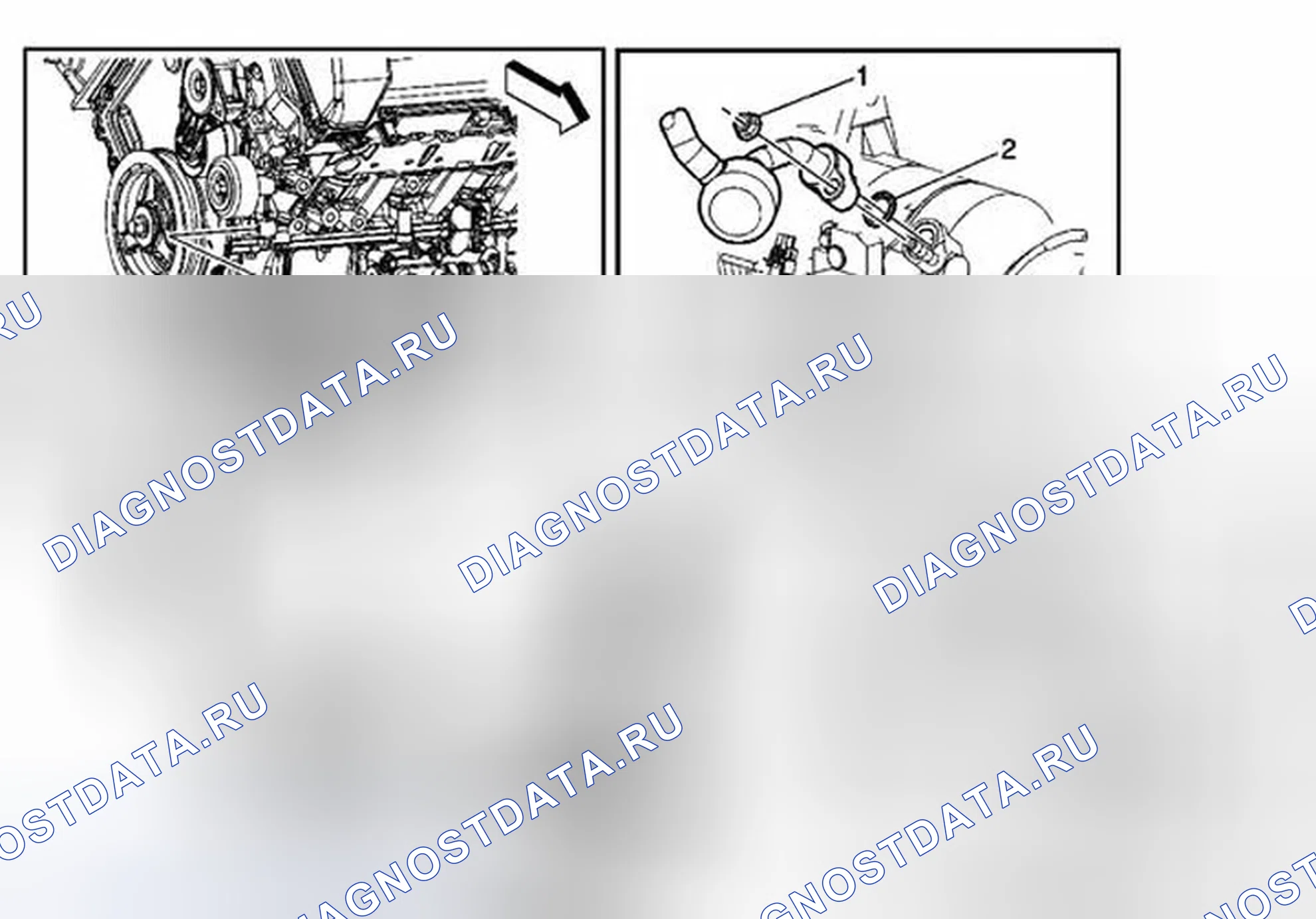 Рис. 48: Замена компрессора кондиционера. Cadillac DTS I