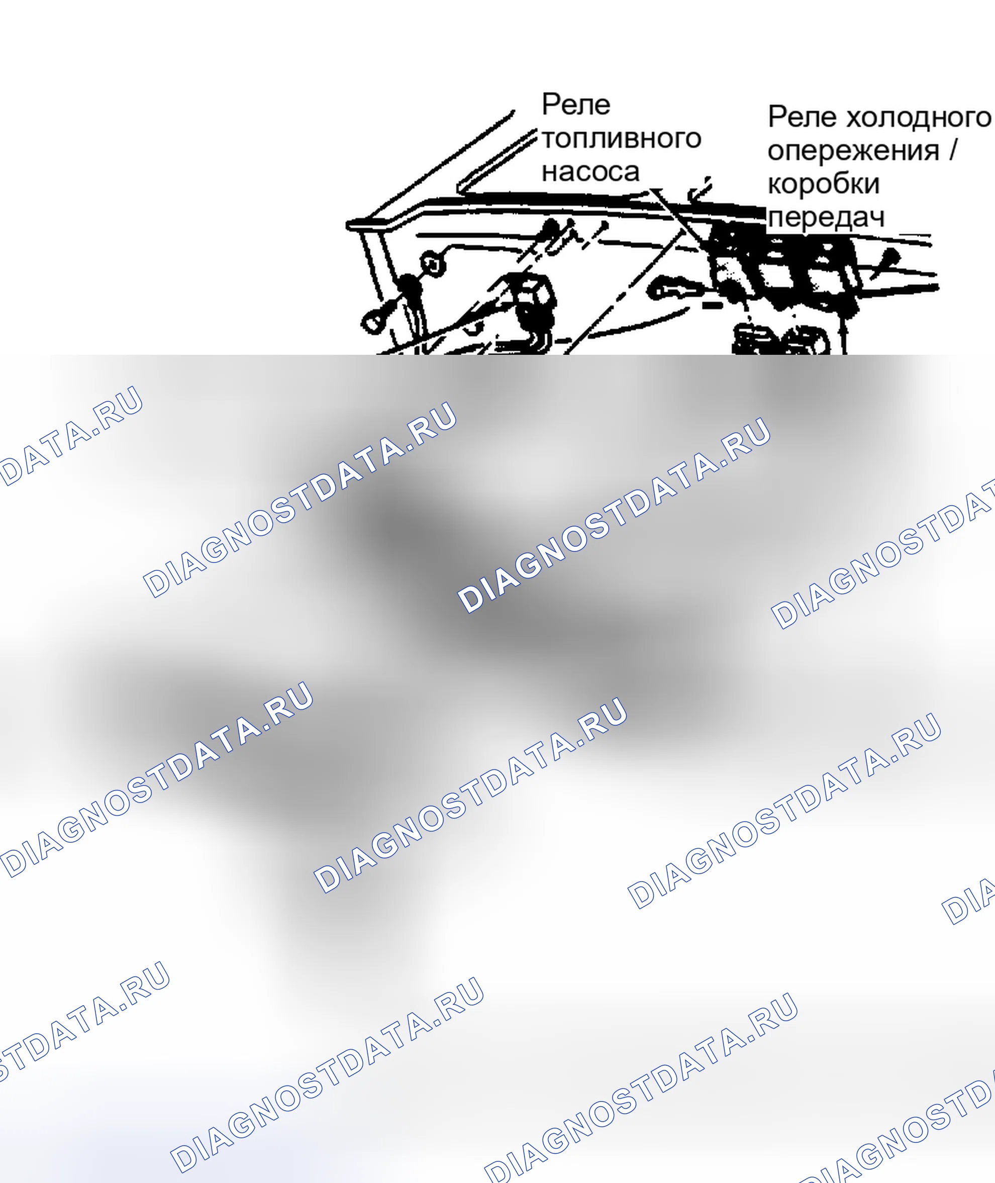 Рис. 4: Расположение компонентов (4 из 11). GMC Cab & Chassis V3500 