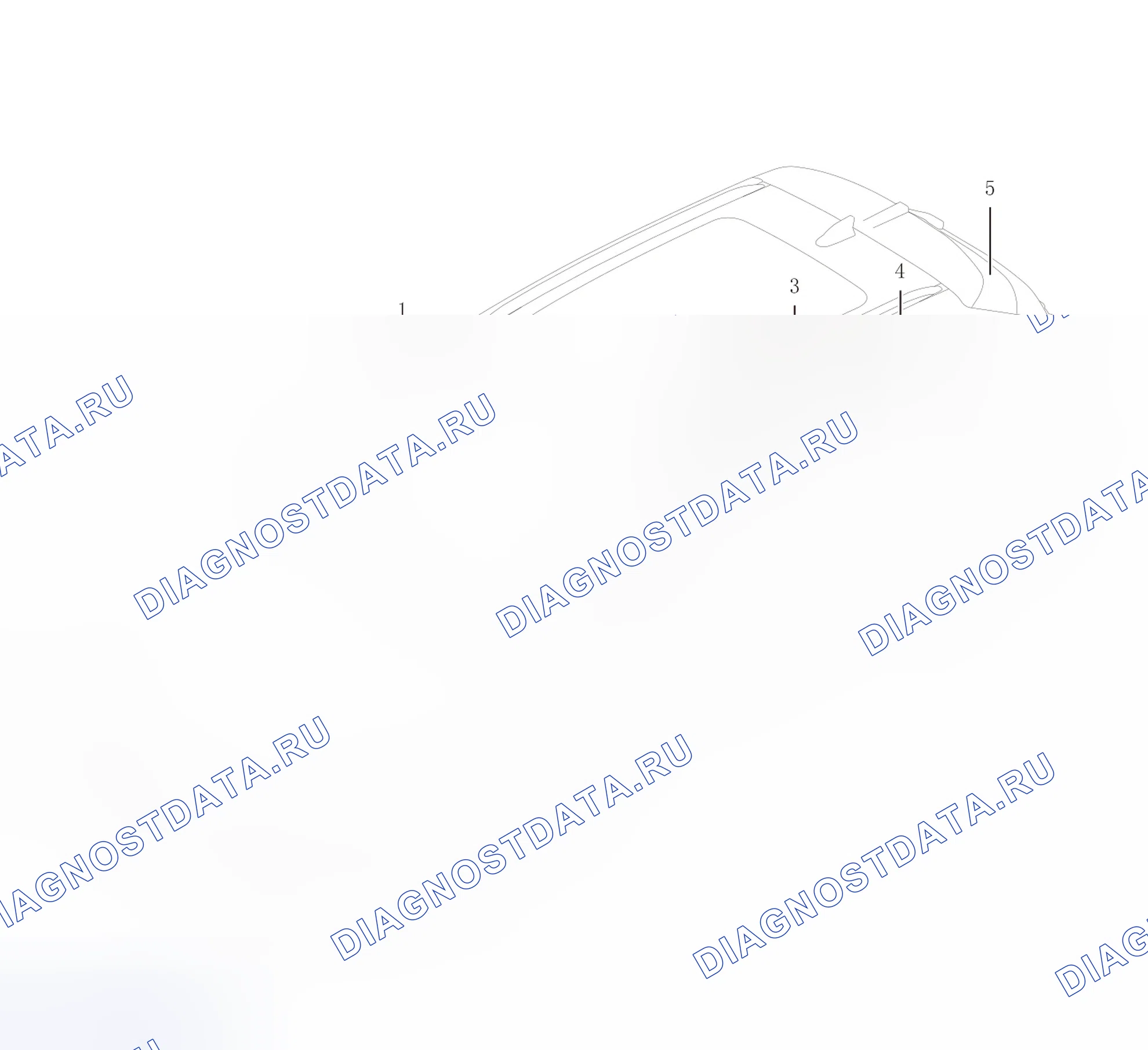 Схема расположения стекла — Wey Vv7-Phev. Wey VV7 PHEV I