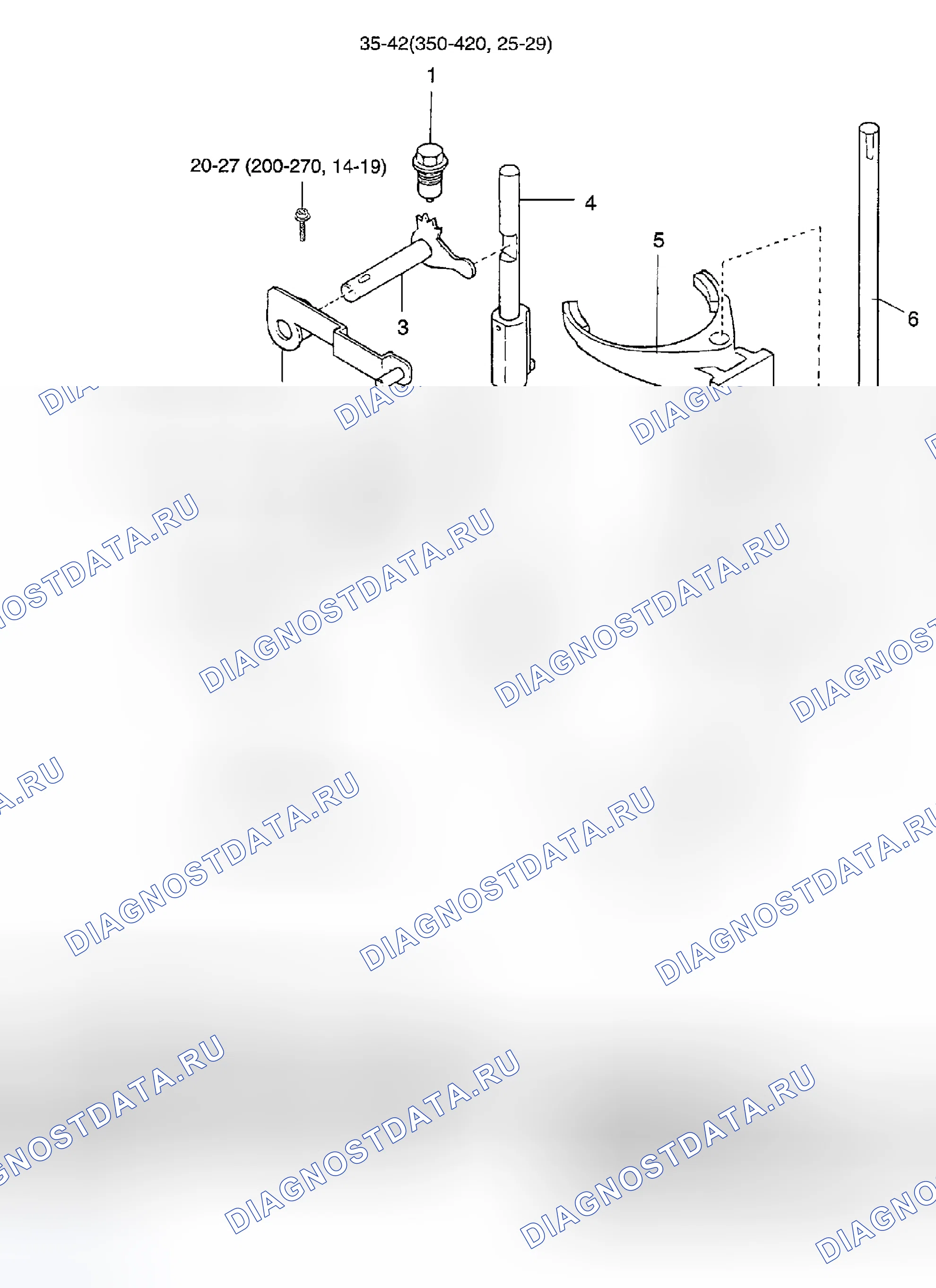 Рис. 63: ВИЛКА ПЕРЕКЛЮЧЕНИЯ ПЕРЕДАЧ. Geely Monjaro I