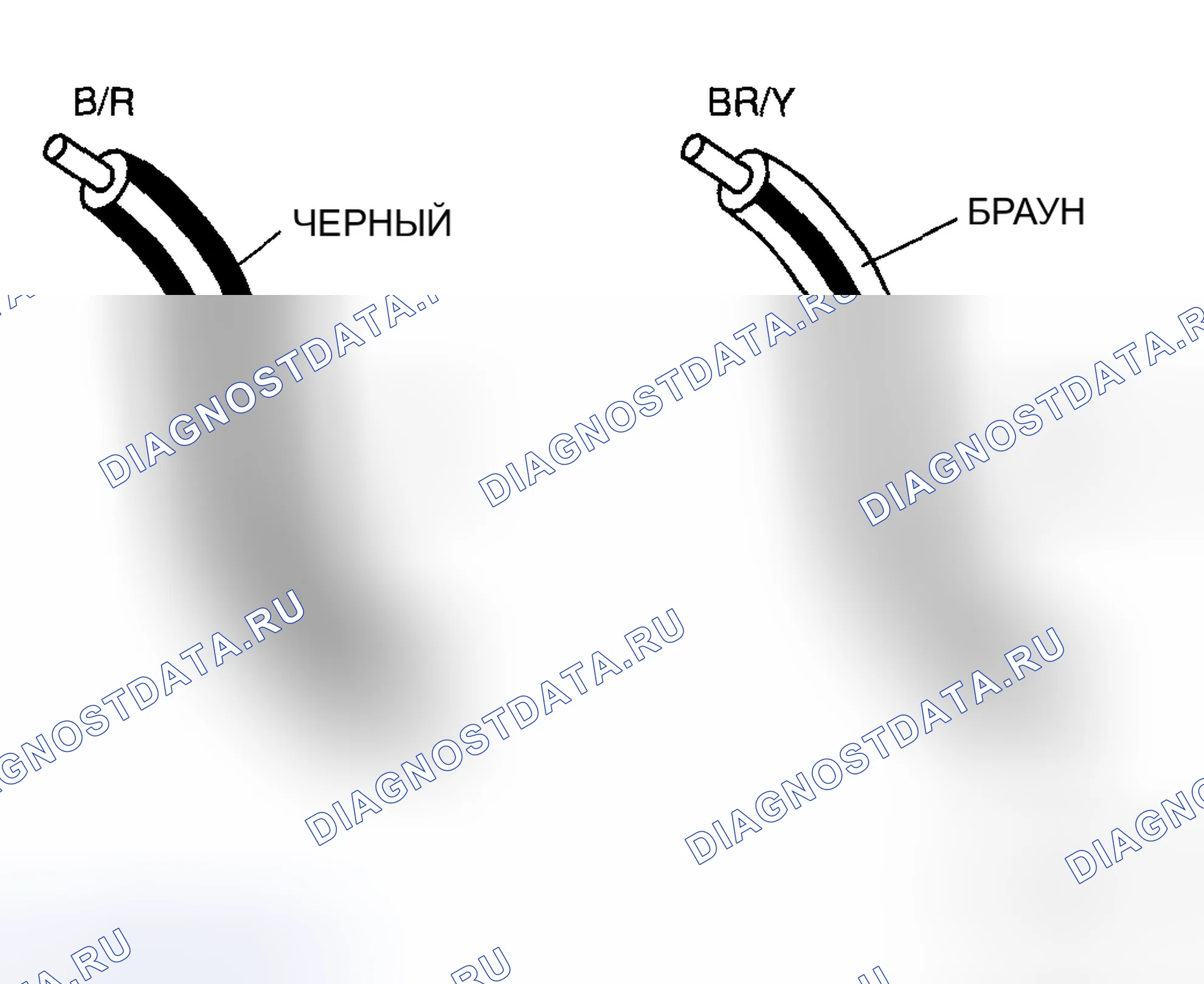 Рис. 7: Цветовые коды проводки. Honda CR-V III