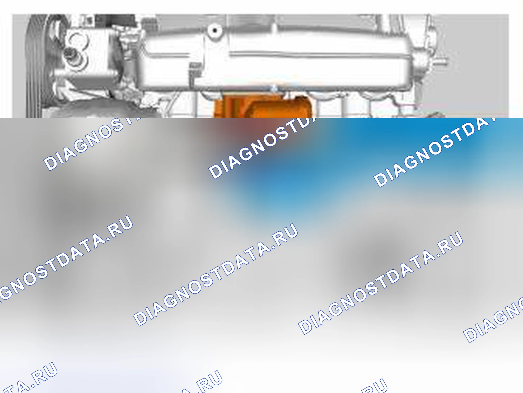 Рис. 2284: Снятие корпуса дросселя. Volvo V70 II
