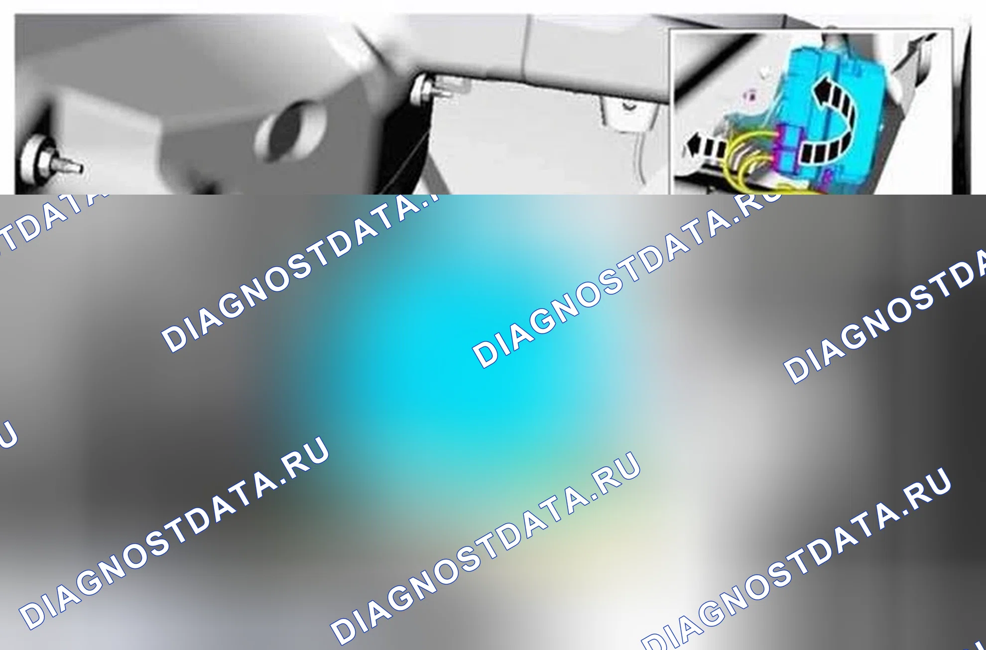 Рис. 9: Демонтаж. Ford Mustang V рестайлинг 2