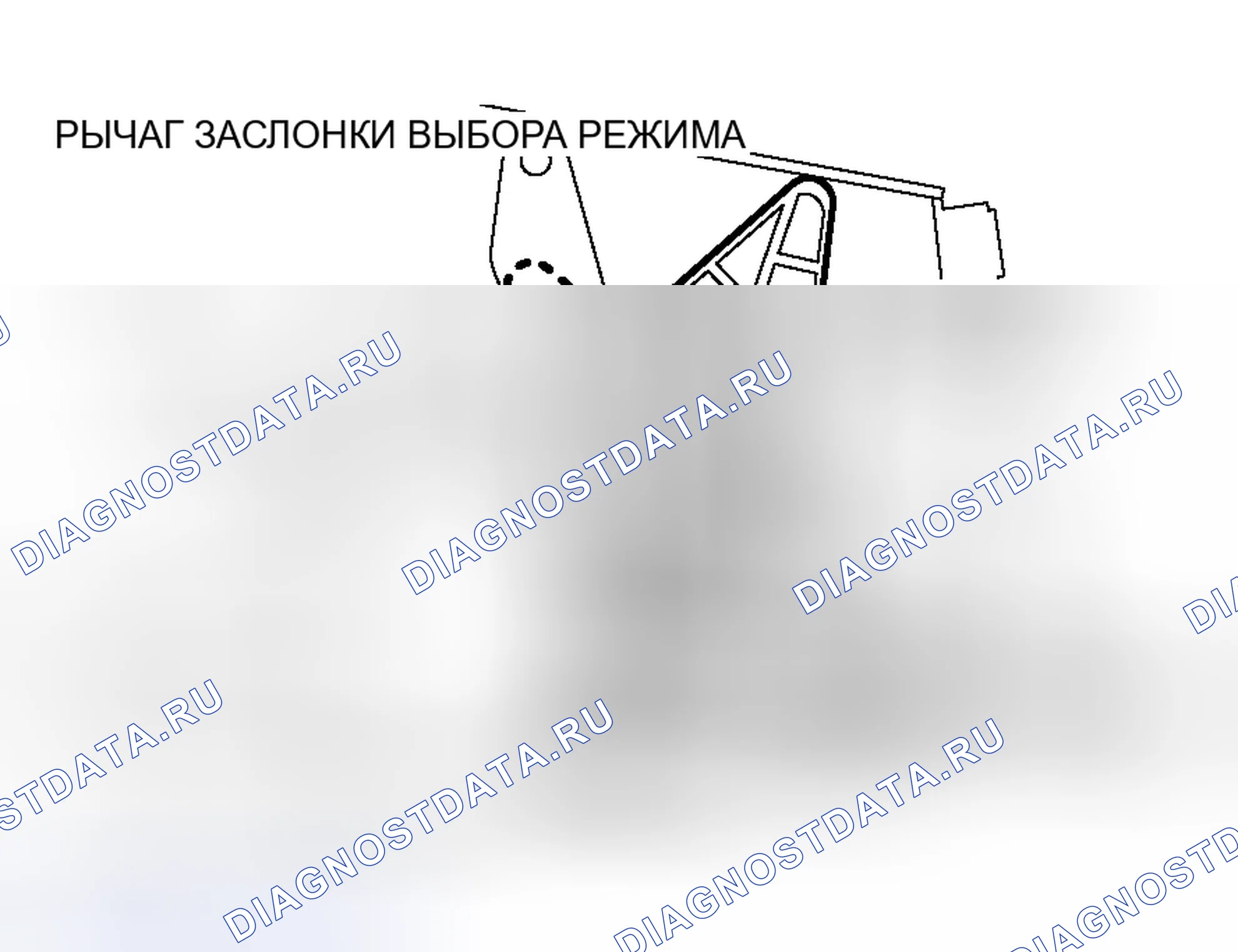 Рис. 3: >> A <<ПОДКЛЮЧЕНИЕ КАБЕЛЯ ЗАСЛОНКИ ВЫБОРА РЕЖИМА. Mitsubishi Lancer Evolution IX