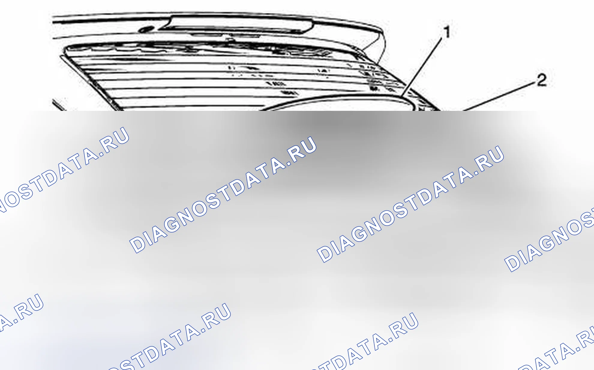 Рис. 17: Замена рычага стеклоочистителя заднего окна. Kia Optima I