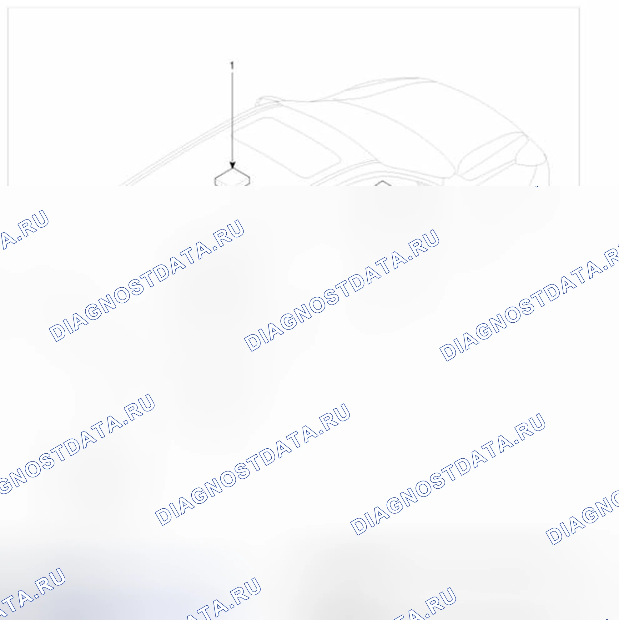 Рис. 48: Расположение компонентов. Hyundai Veracruz I