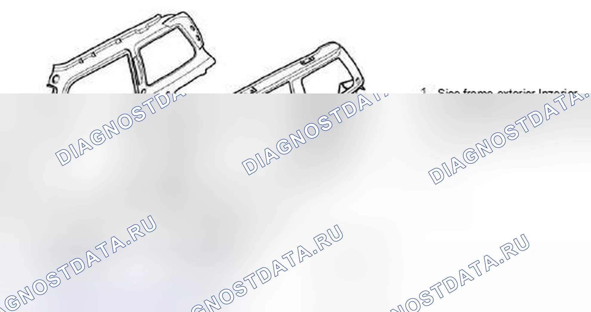 Рис. 15: Боковая рама и колонны. MINI Cooper S I