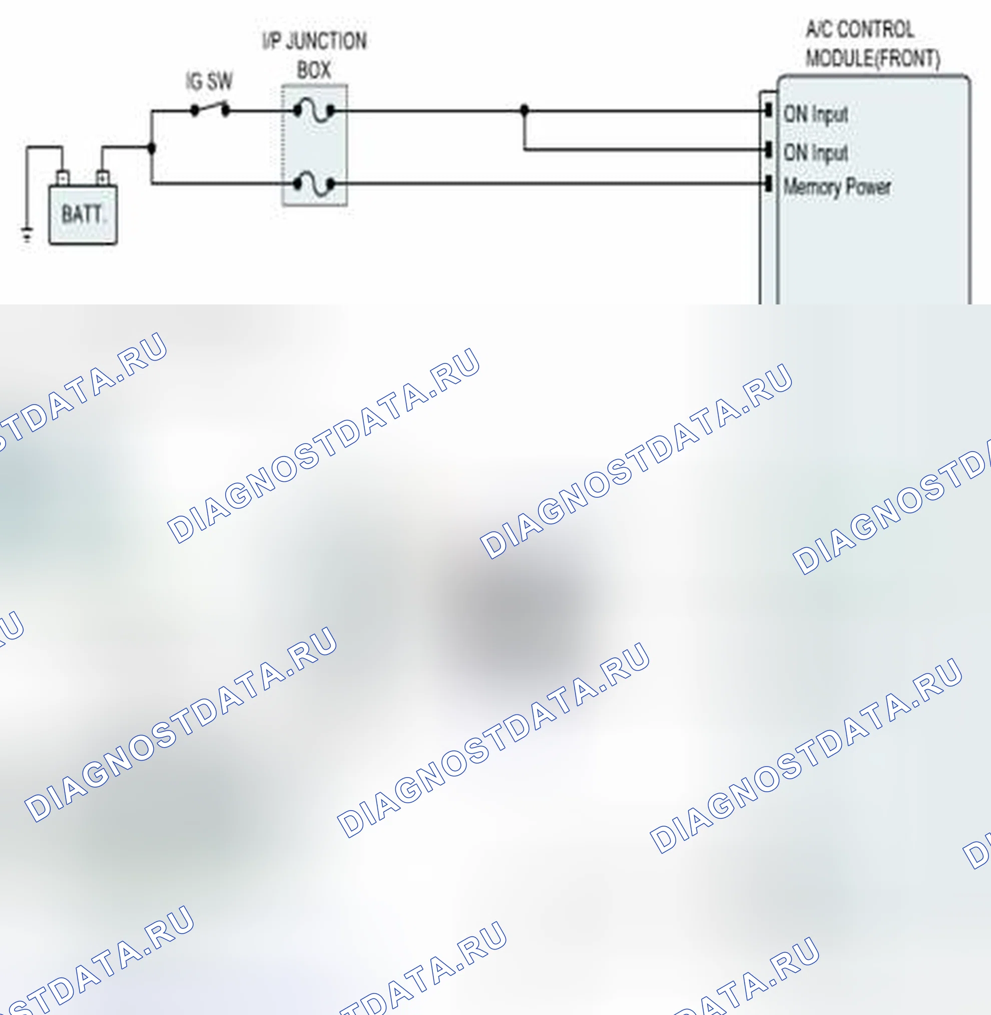 Рис. 66: Проверка A / C-ECU. Hyundai Veracruz I