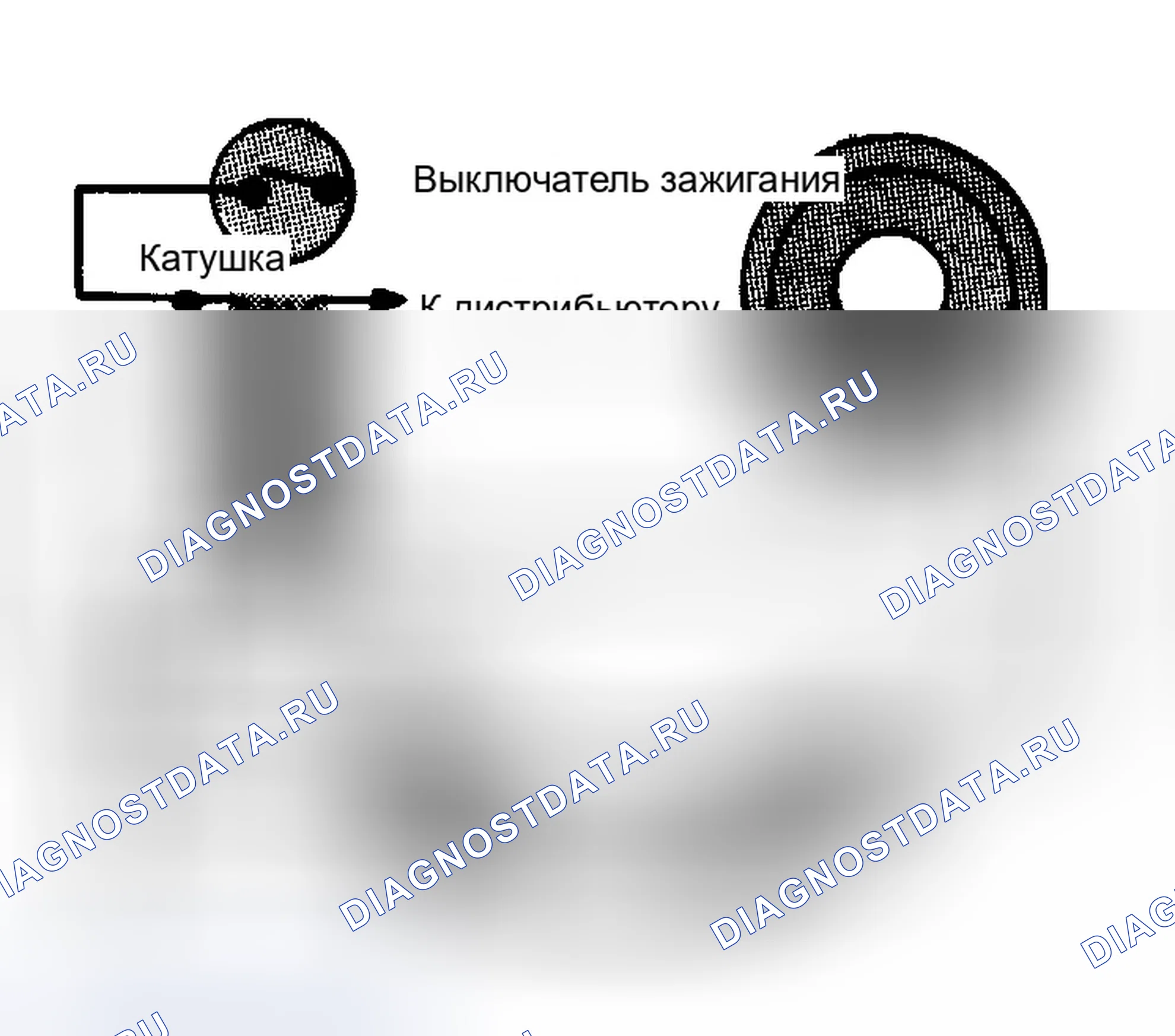Рис. 4: ВЫСОКОЭНЕРГЕТИЧЕСКОЕ ЗАЖИГАНИЕ (HEI). GMC Pickup R2500 