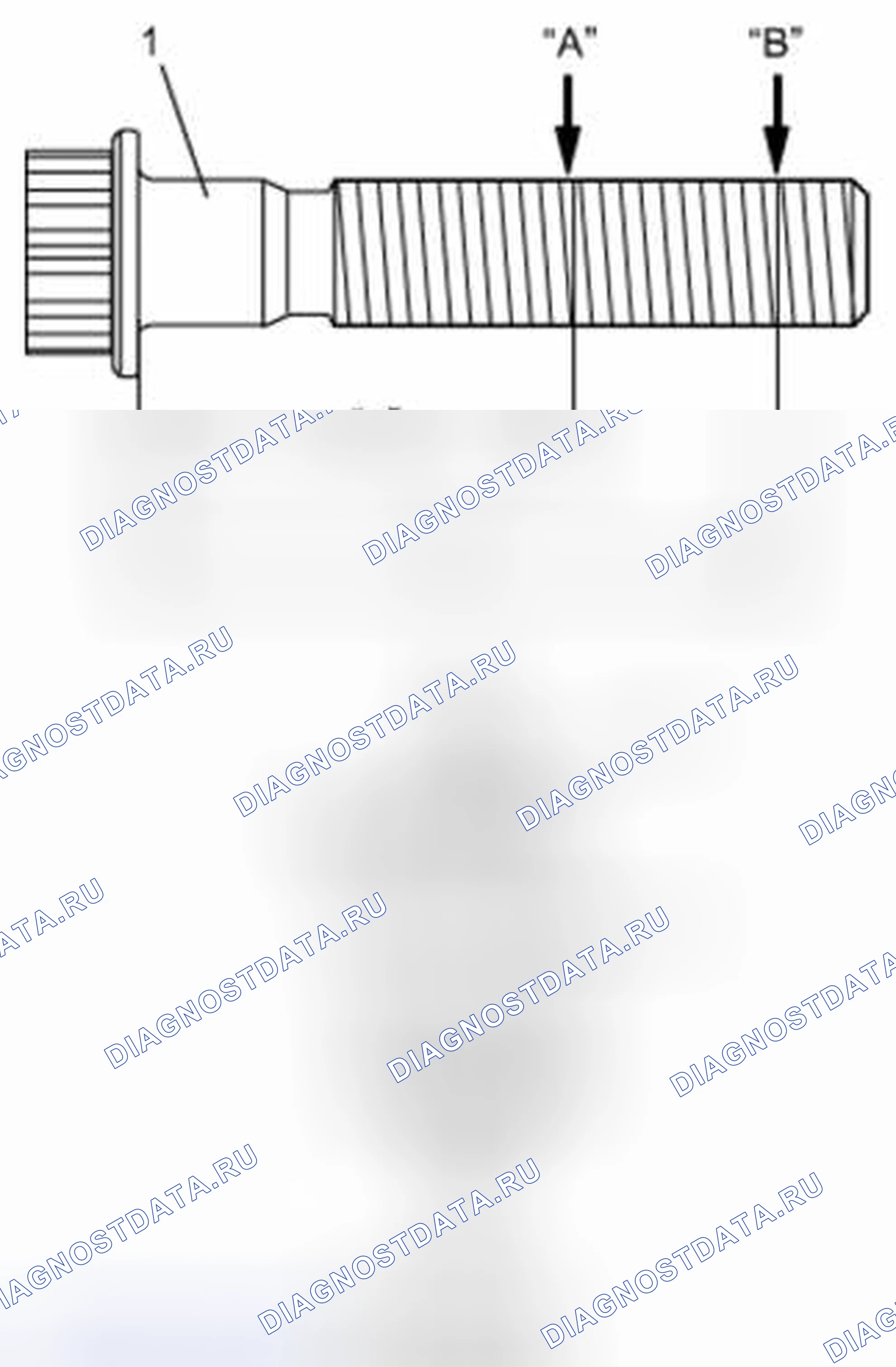 Рис. 211: Деформация болта шатуна. Suzuki Kizashi I