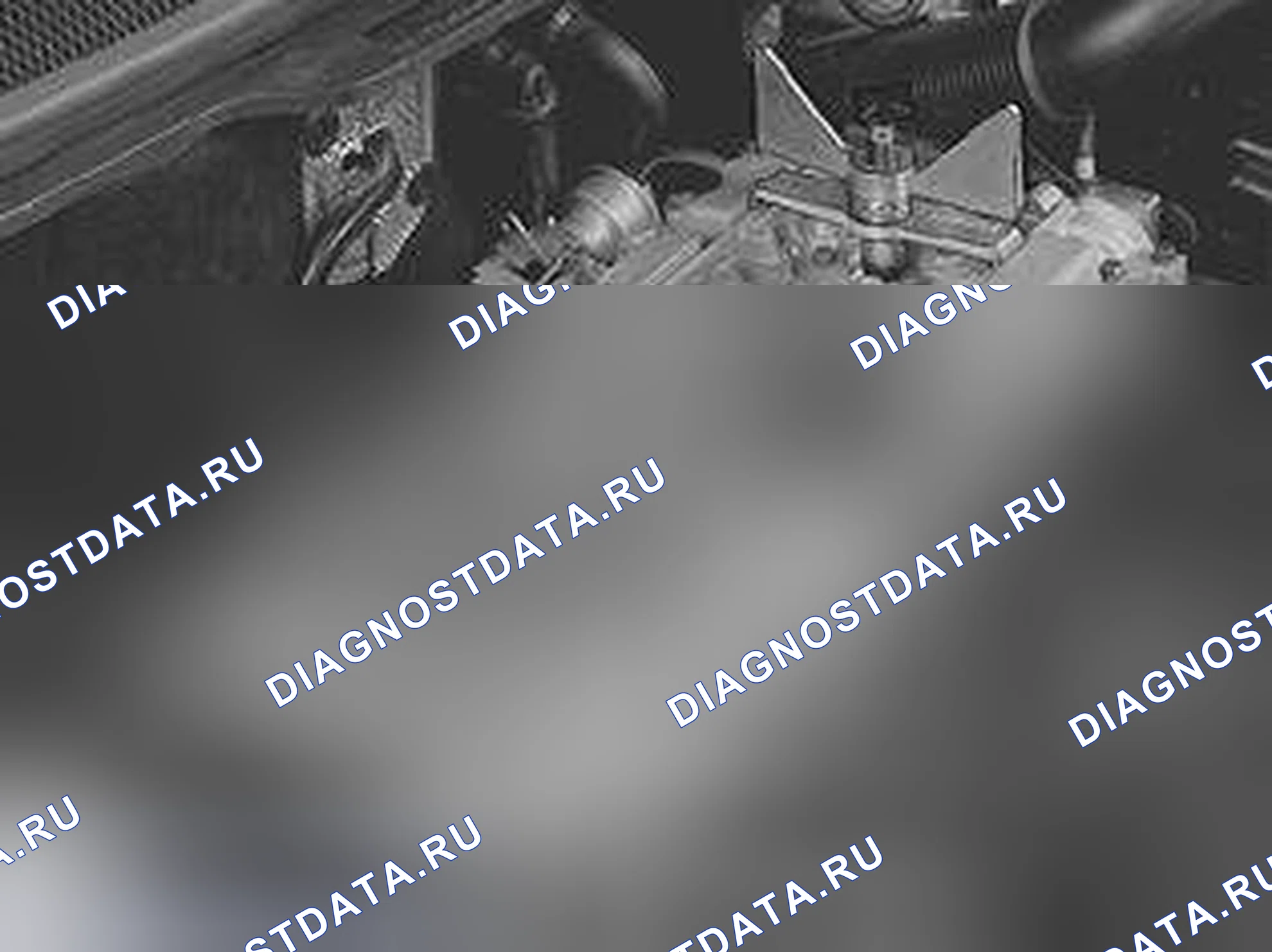 Рис. 156: Снятие крышки распределительного вала и головки цилиндров. Volvo S80 I