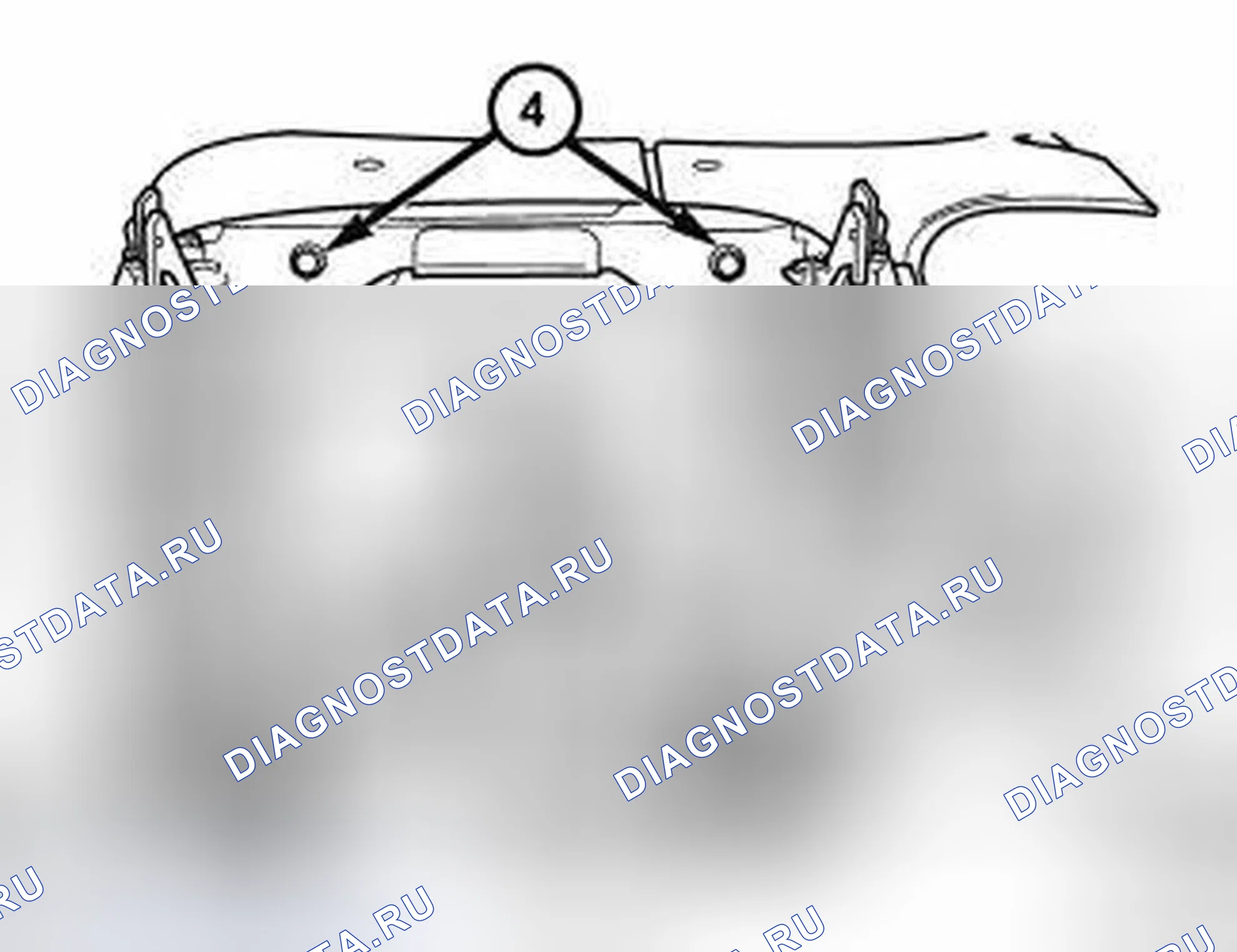Рис. 398: ДЕМОНТАЖ. Chrysler Town & Country V рестайлинг