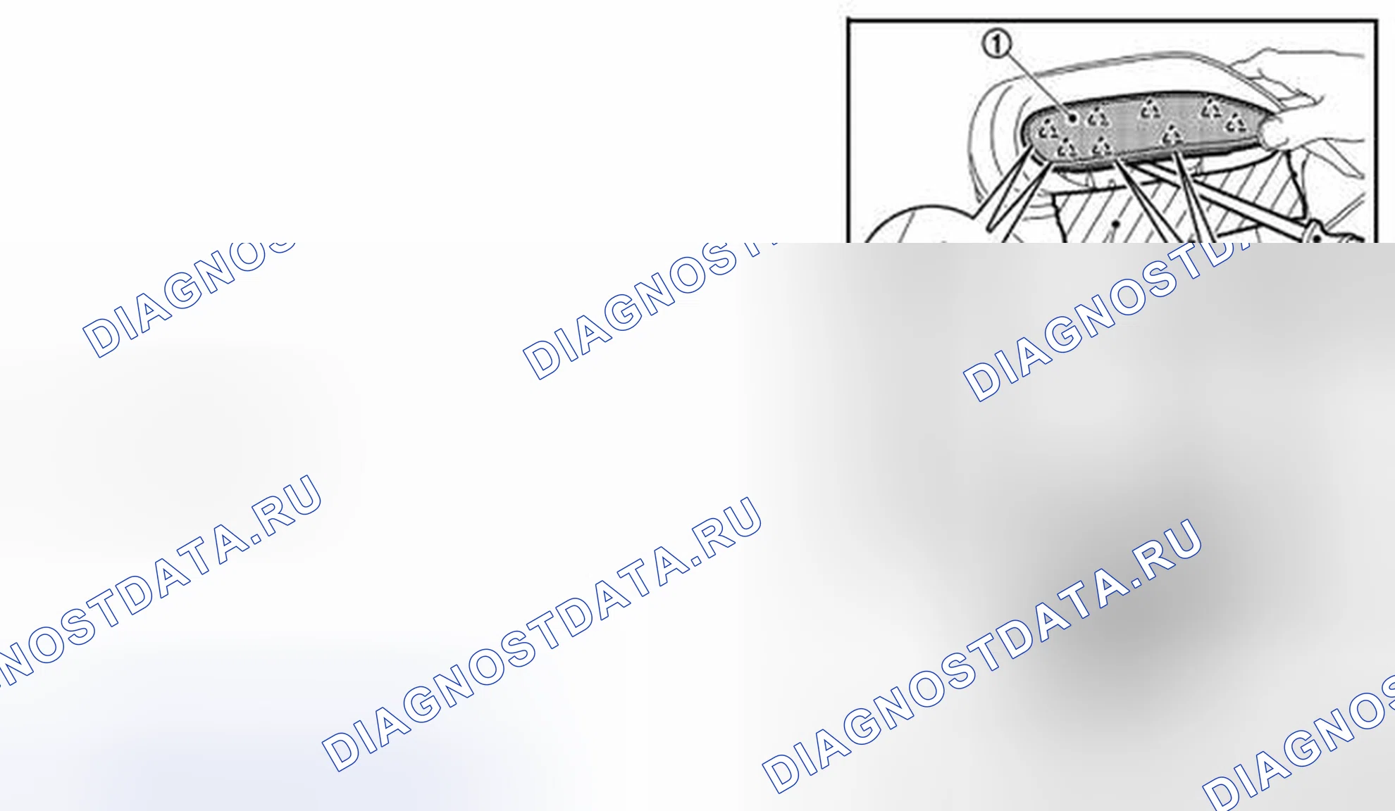 Рис. 65: ДЕМОНТАЖ. Nissan Quest IV