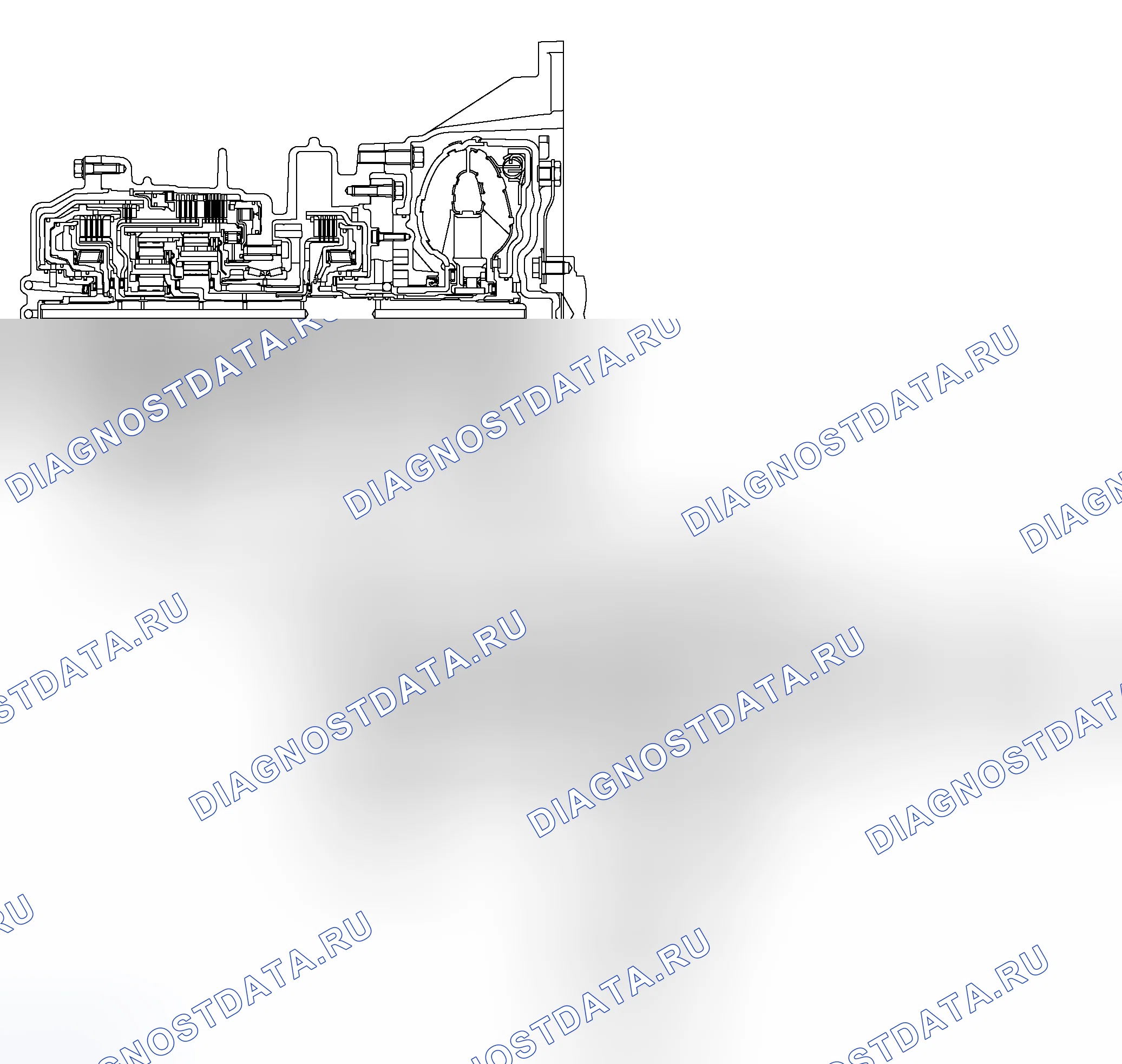 Рис. 307: РАЗРЕЗ < W4a5a >. Mitsubishi Endeavor I