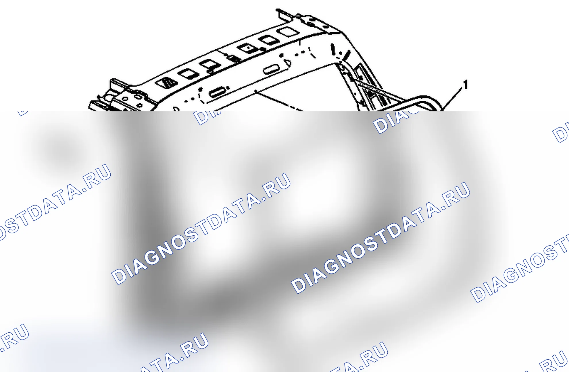 Рис. 47: Замена Weatherstrip дверь багажника. Chevrolet Tahoe III