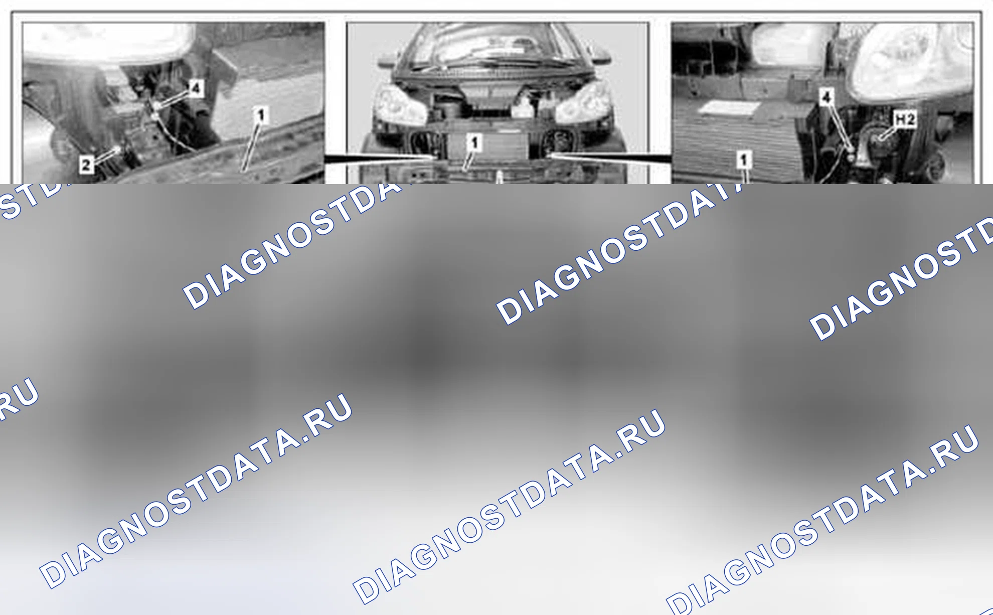 Рис. 485: Демонтаж / монтаж передней части CMS - AR62.10-P-xtigx1 1020MCU. Kia Soul I