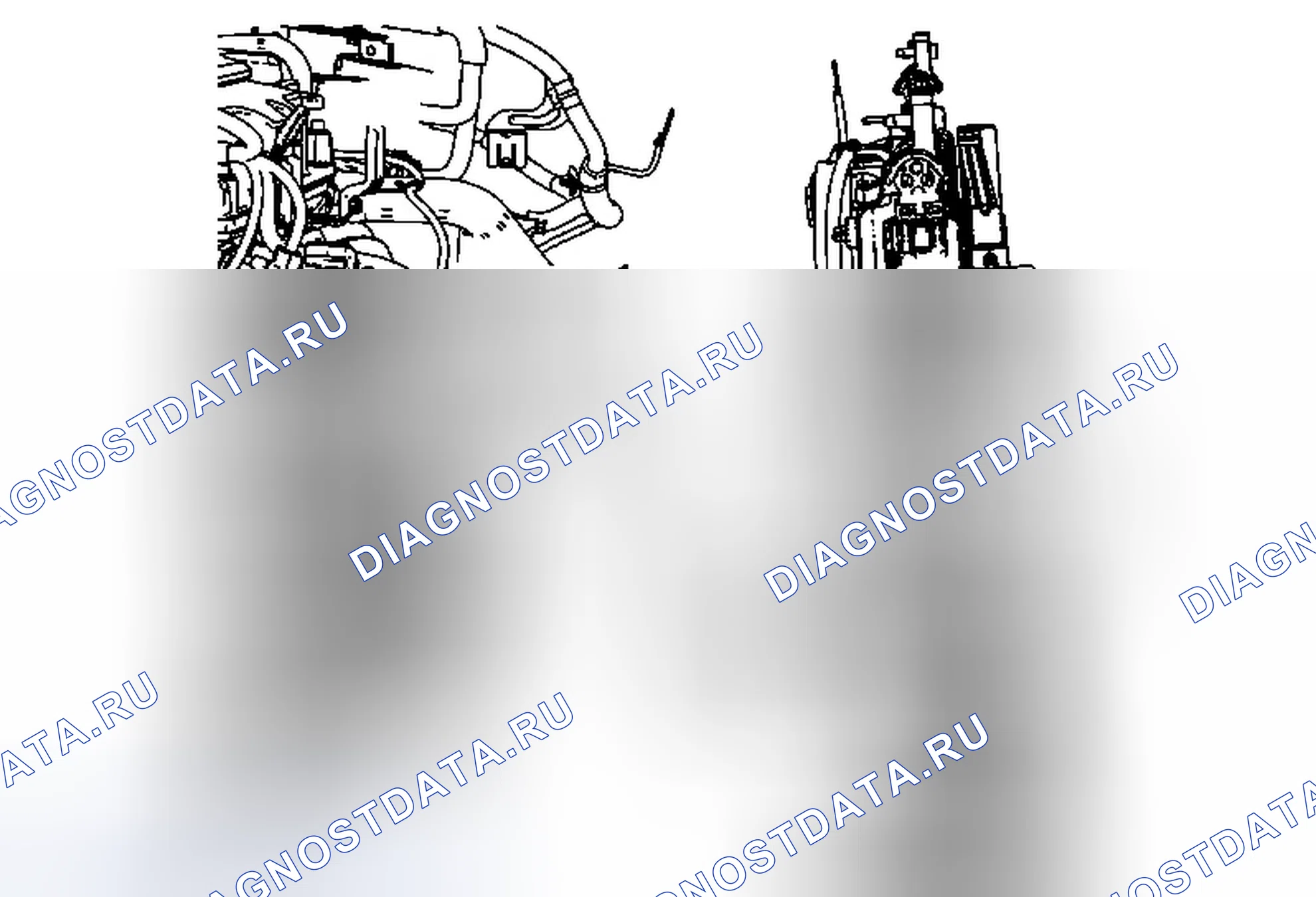 Рис. 6: Замена выходного шланга радиатора (1,4 л LUV). Chevrolet Cruze I рестайлинг