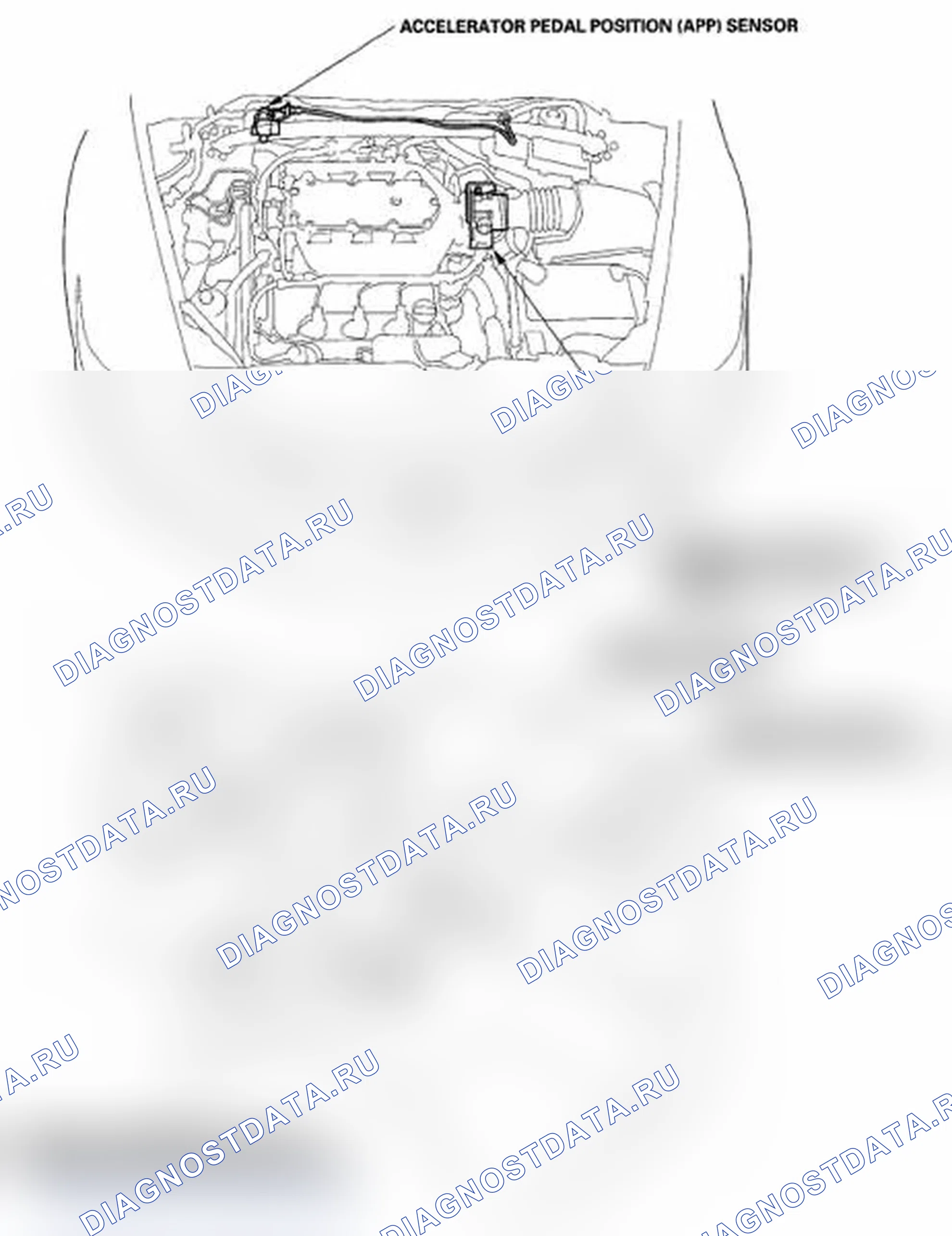 Рис. 12: Указатель расположения компонентов. Acura TL III рестайлинг