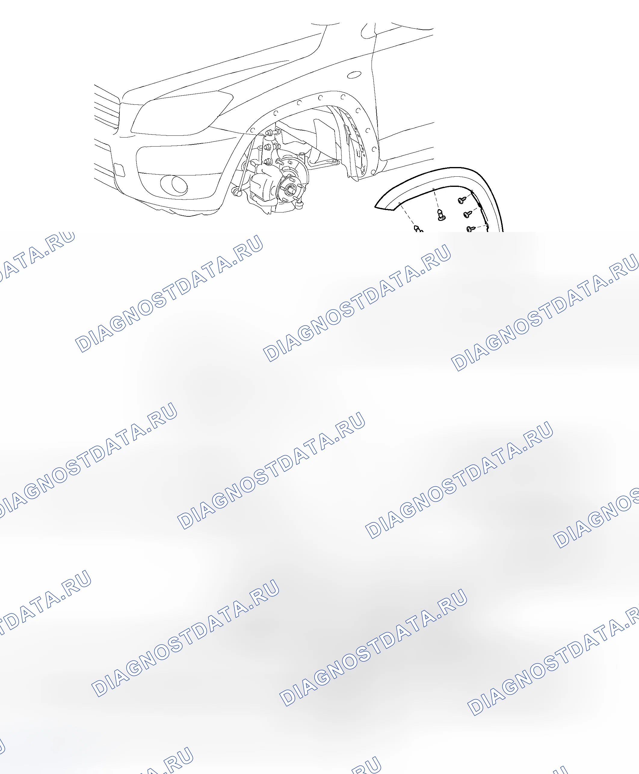 Рис. 213: КОМПОНЕНТЫ. Toyota RAV4 III