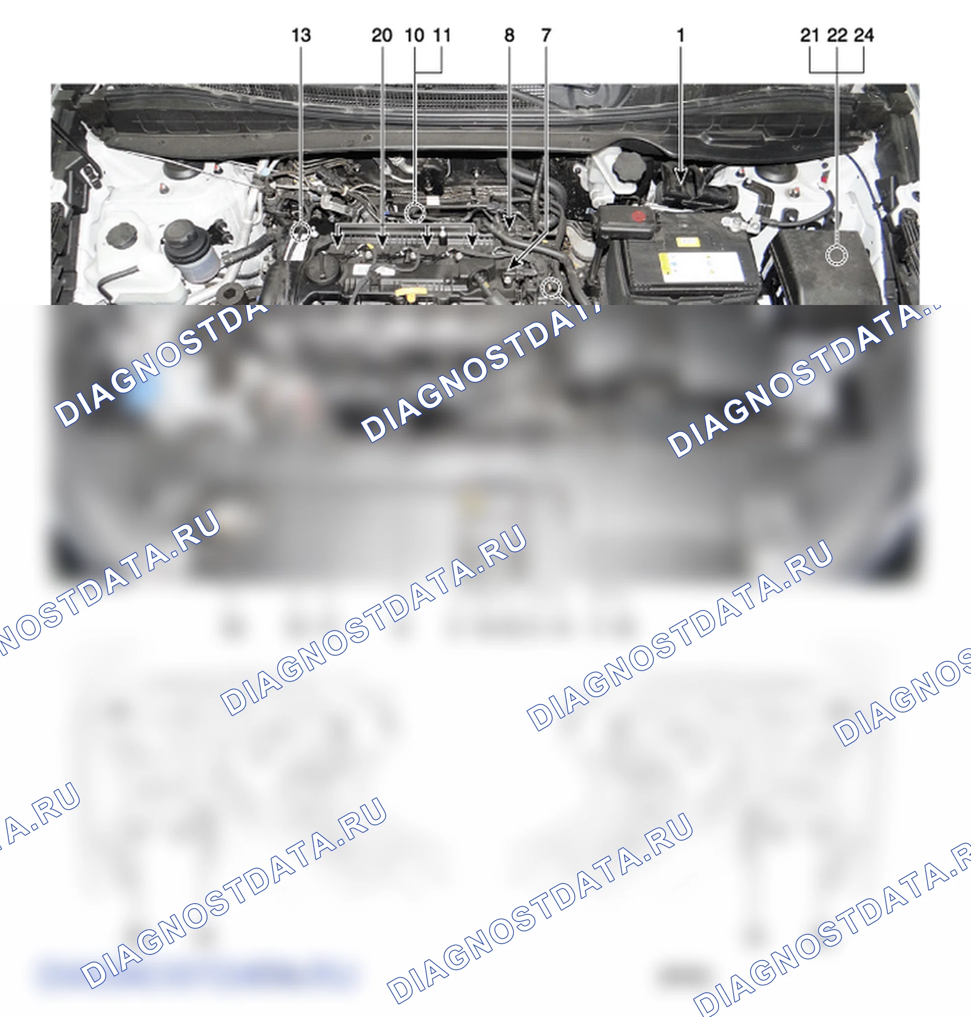 Компоненты и их расположение. Hyundai ix35 EL
