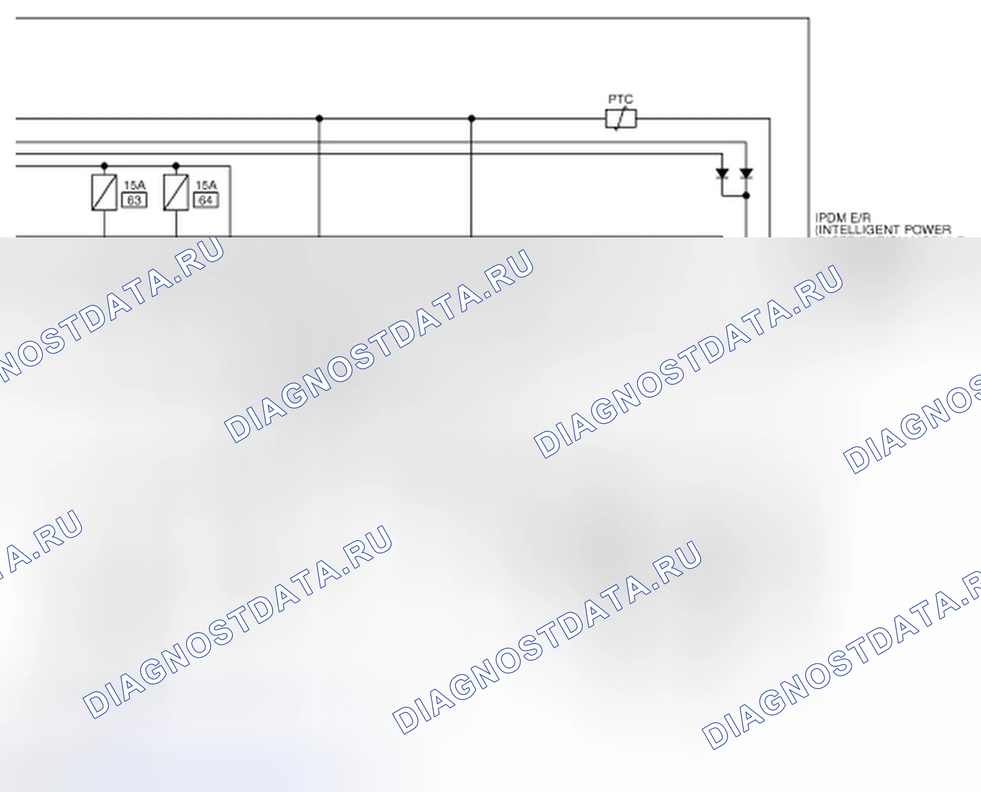 Рис. 110: IPDM E / R - электросхема (3 из 4). Honda S-MX I