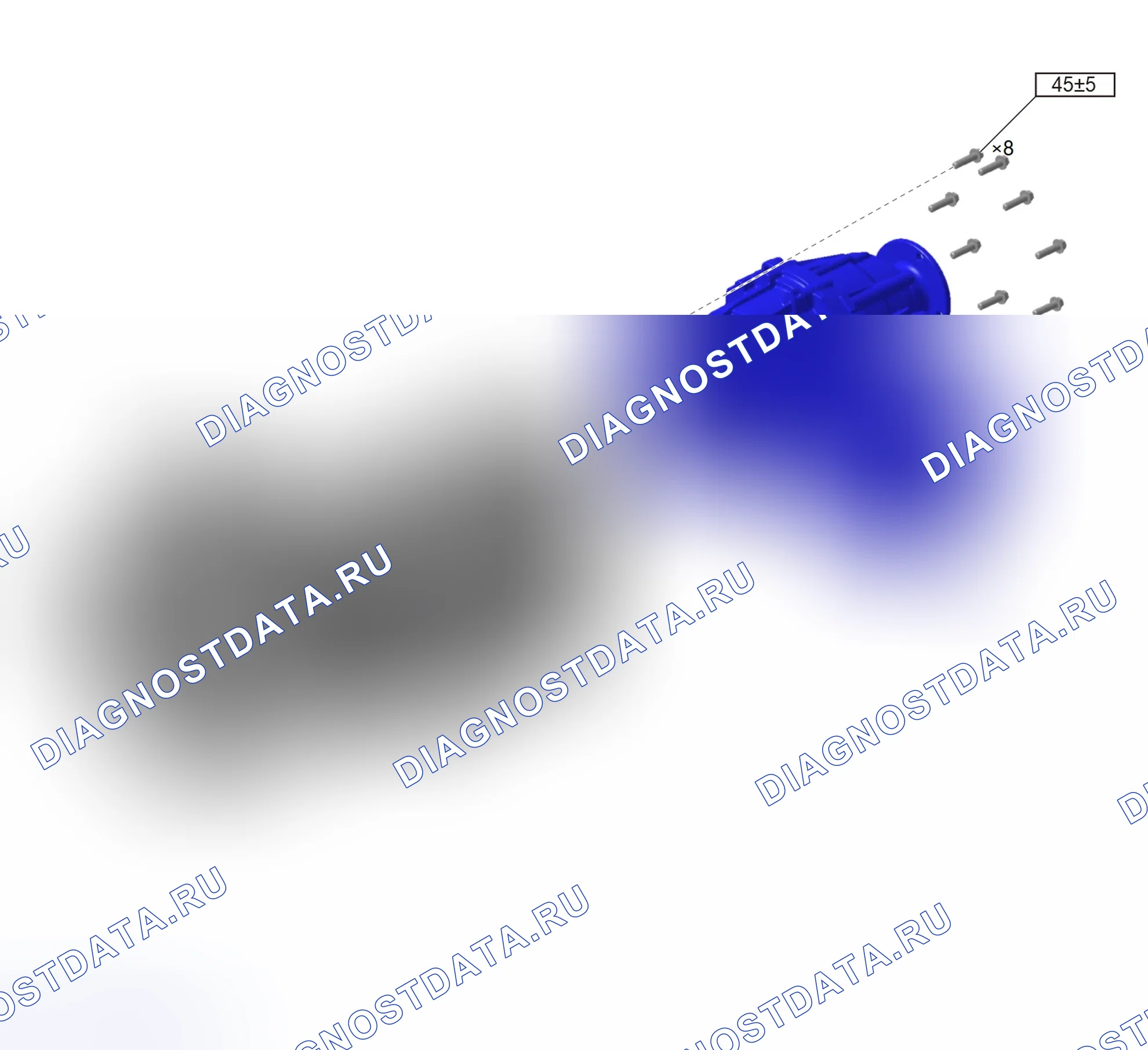 Схема расположения узла раздаточной коробок — Great Wall Poer-Pickup. Great-Wall Poer Pickup I