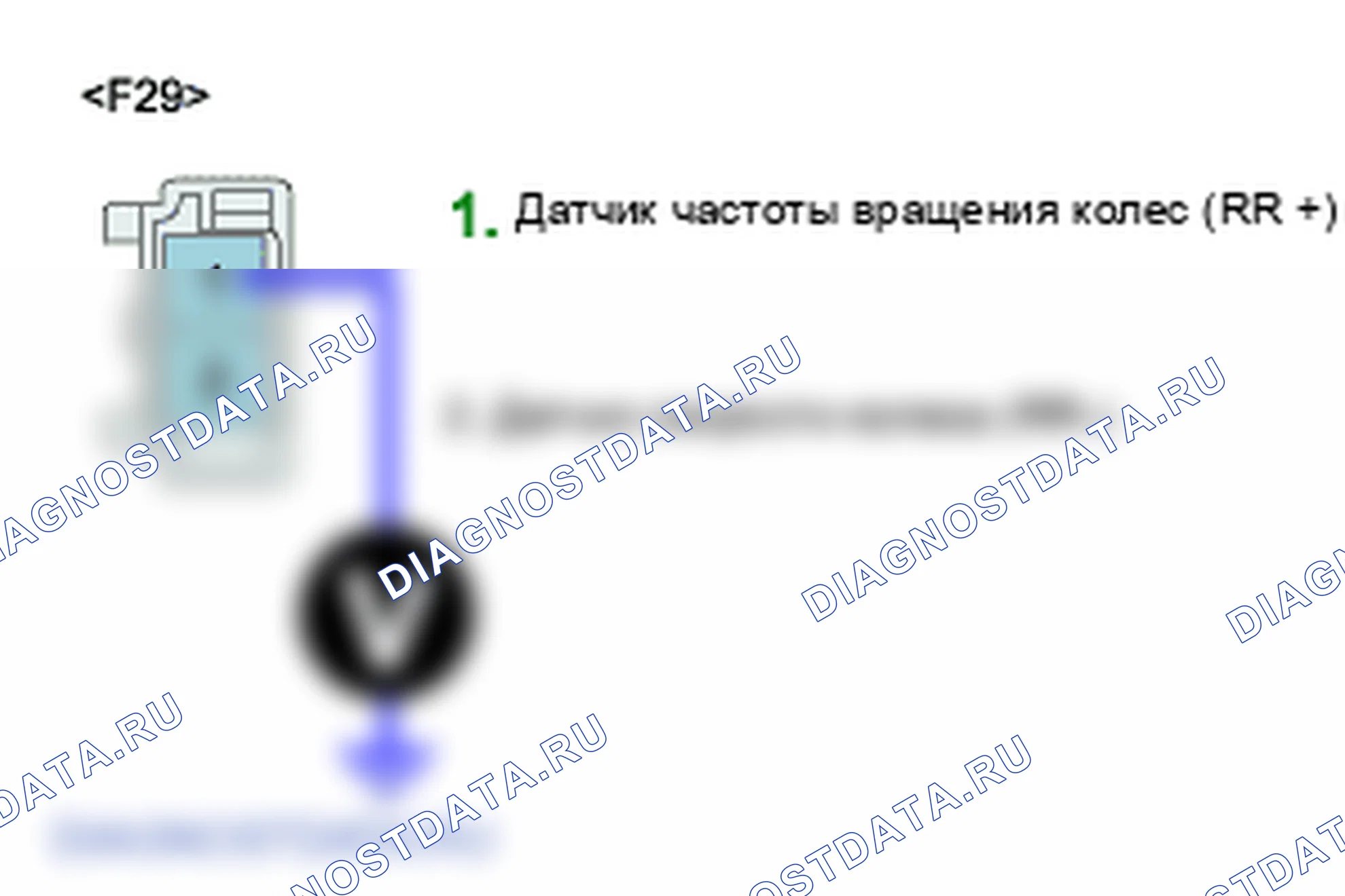 C1209: Датчик скорости колеса задний-правый обрыв/замыкание. Hyundai Santa Fe CM