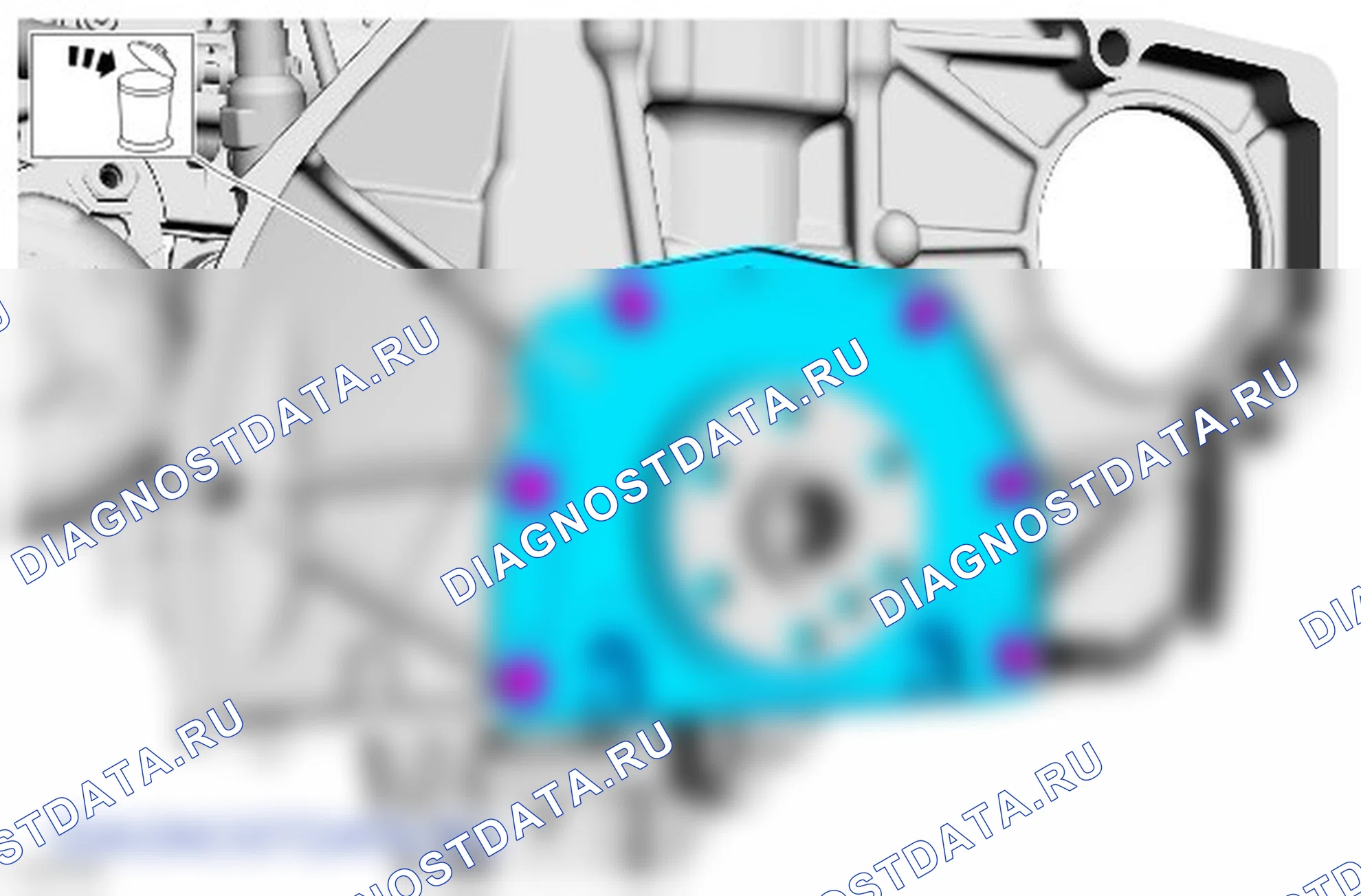 Разборка двигателя. Ford Grand C-MAX II